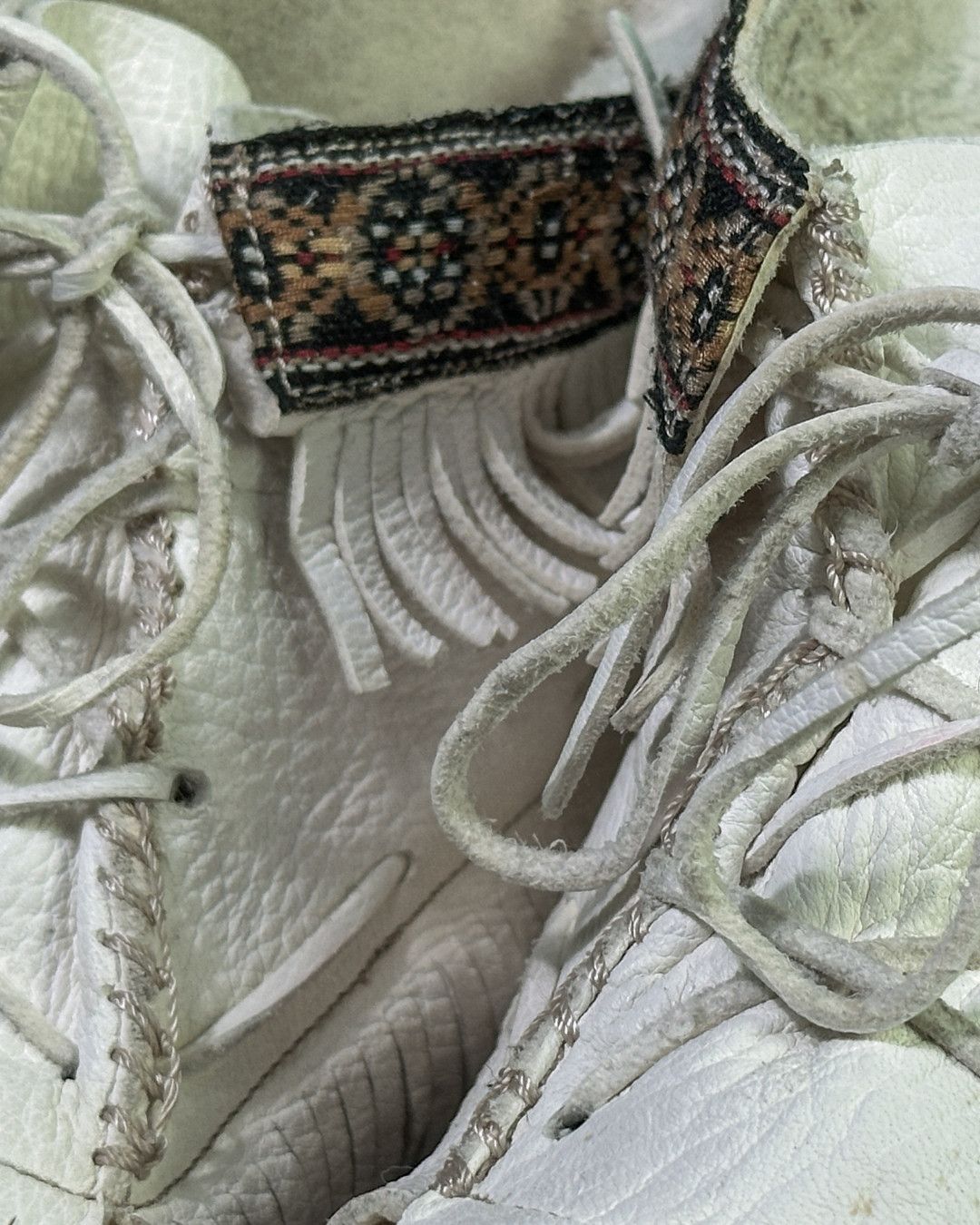 Number (N)ine × Takahiromiyashita The Soloist. F/W 2008 Navaho Fringed Desert Moccasin Boots Size US 9 / EU 42 - 4 Thumbnail
