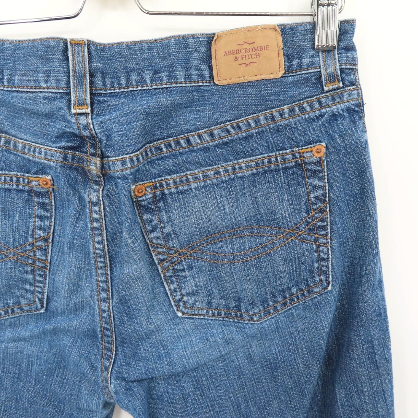Abercrombie & Fitch VINTAGE Abercrombie & Fitch Jeans Denim Bootcut 6 Blue Cotton Women Regular Jeans 5-Pocket Design Size 28" / US 6 / IT 42 - 5 Thumbnail