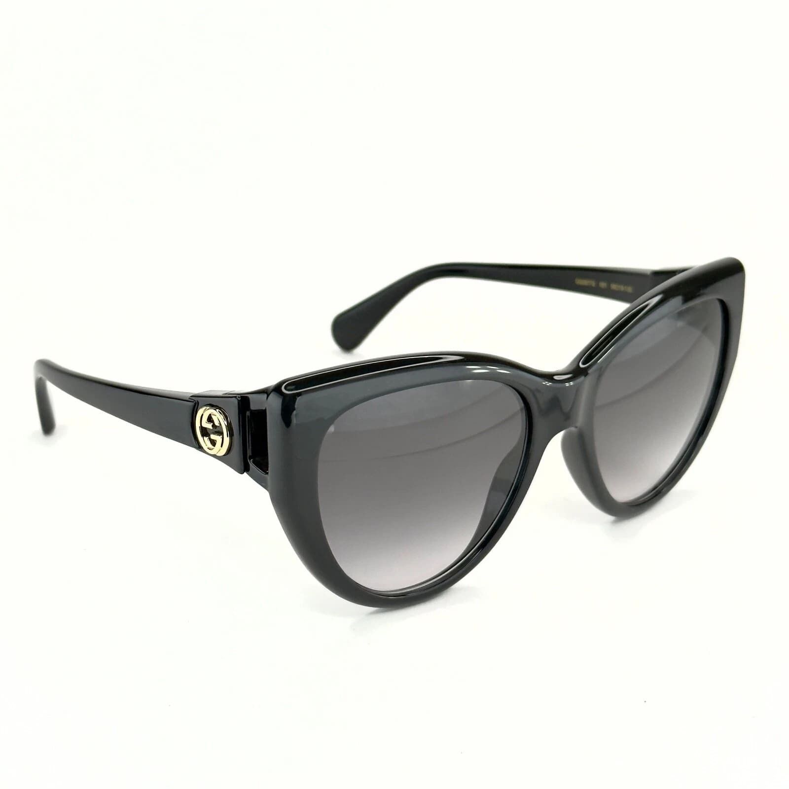 Gucci GUCCI GG0877S 0877 Black Oversized Cat eye Logo 001 Size ONE SIZE - 6 Thumbnail