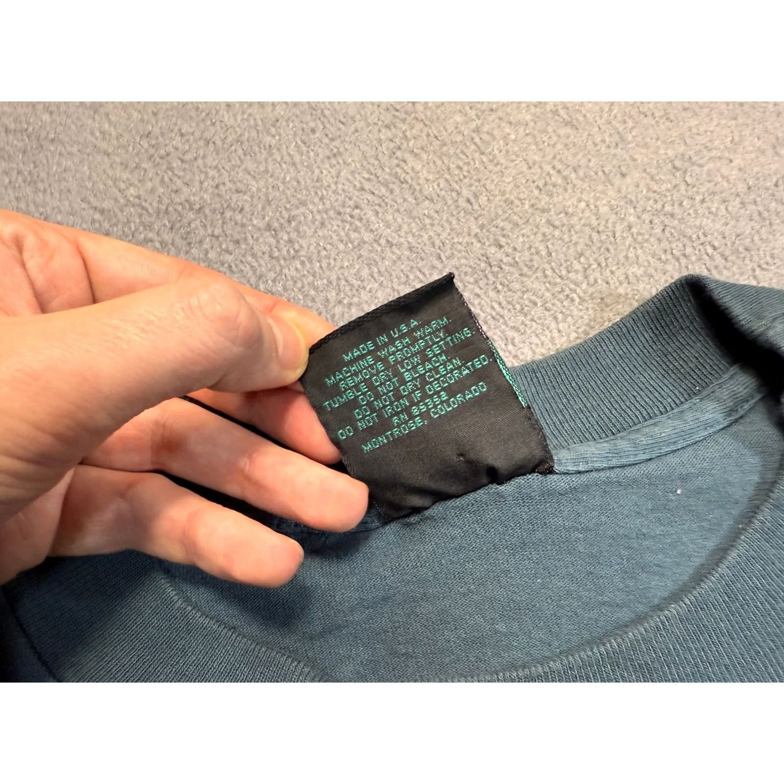 Habitat Habitat Vintage Yosemite Park AOP Mens T-Shirt 2XL Blue/Green Size US XXL / EU 58 / 5 - 5 Thumbnail