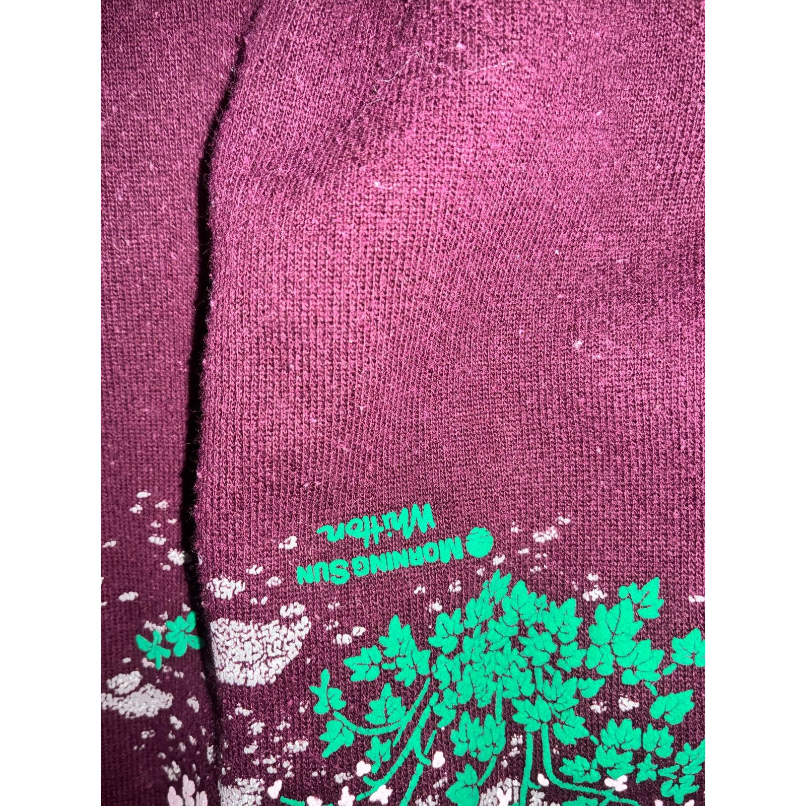 Other Vintage Morning Sun Purple Sweatshirt Hanes Large Nature Size L / US 10 / IT 46 - 4 Thumbnail