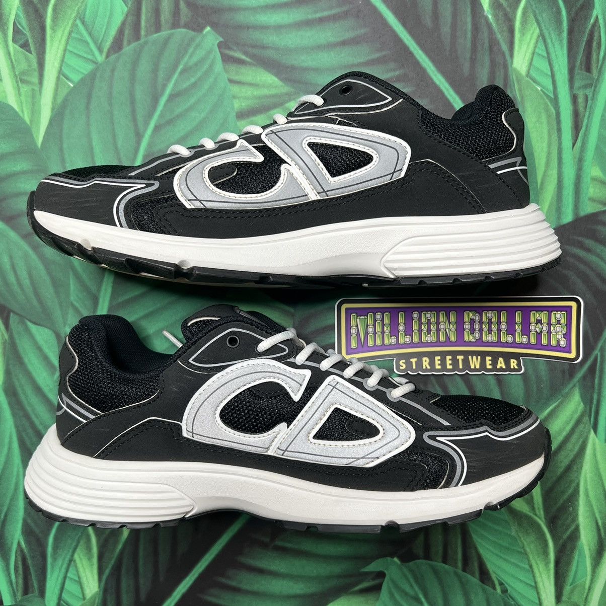 image of Christian Dior Monsieur x Dior B30 Reflective Sneaker ‘Black White’ Sz- 10M/43Eu, Men's (Size 9)