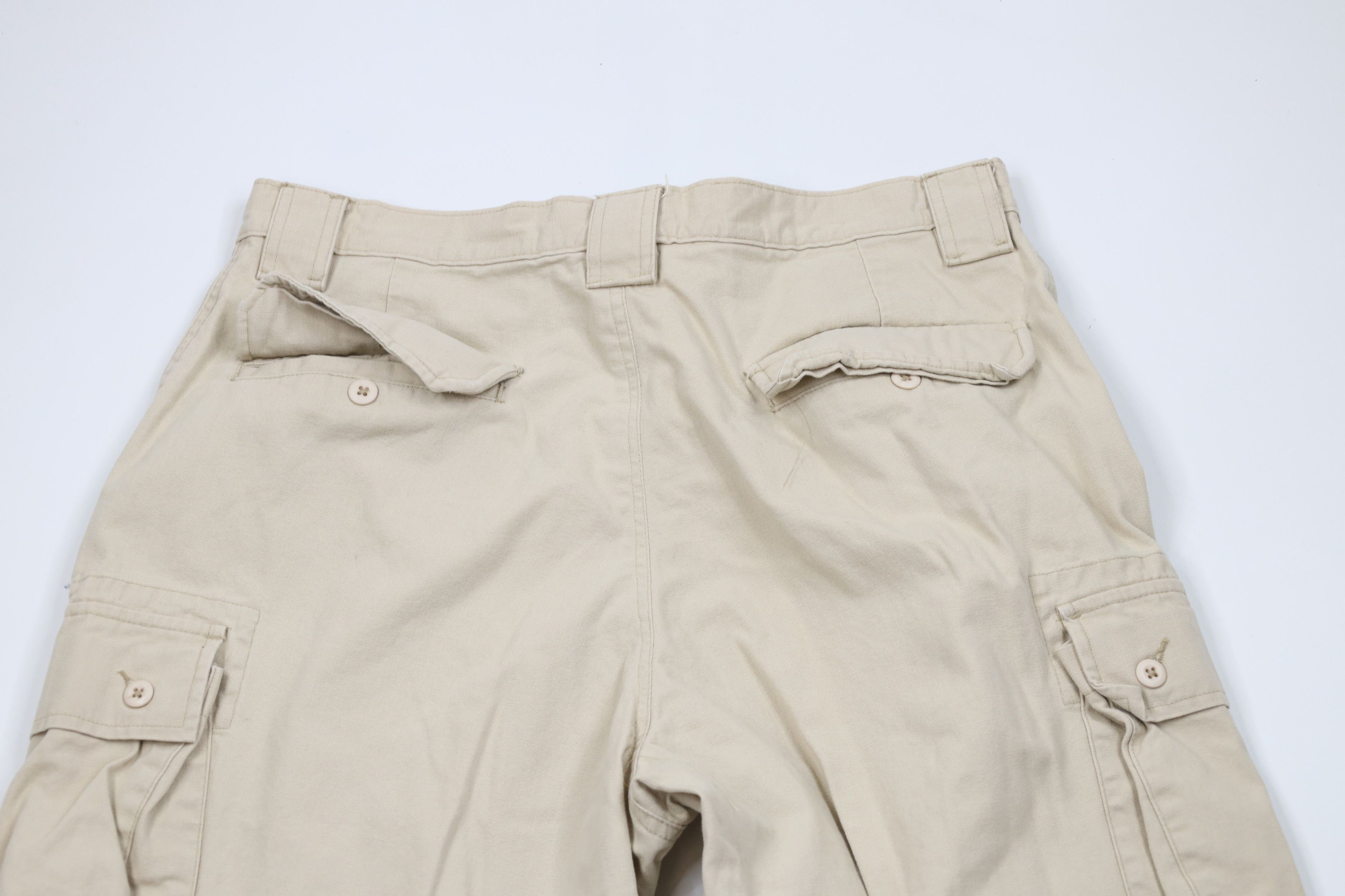 L.L. Bean × Vintage Vintage 90s LL Bean Heavy Safari Bush Wide Leg Cargo Pants Size US 38 / EU 54 - 10 Thumbnail