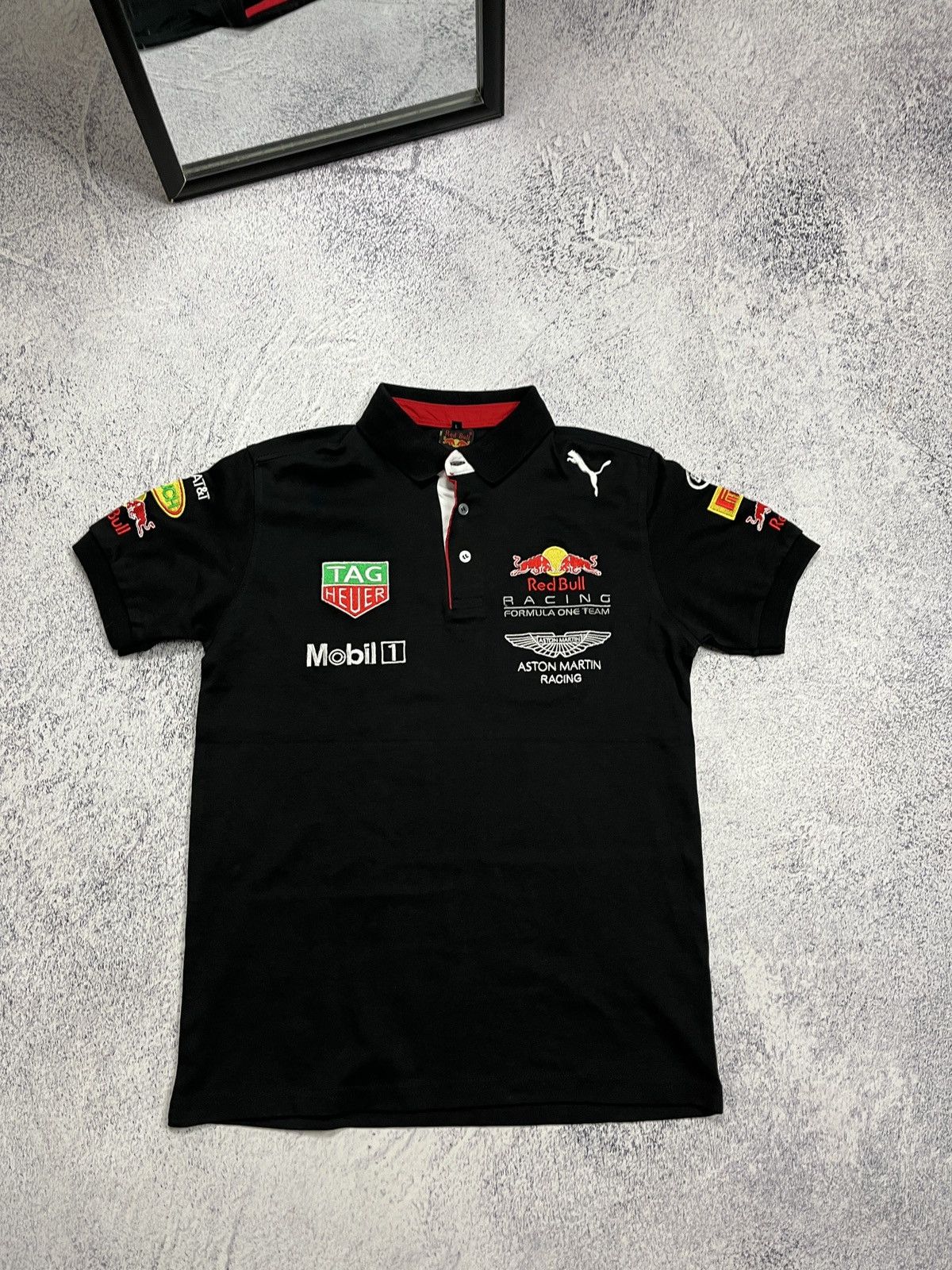 Formula 1 × Puma × Red Bull Aston Martin Red Bull Puma Racing T-shirt Formula One Rare Size US S / EU 44-46 / 1 - 2 Thumbnail
