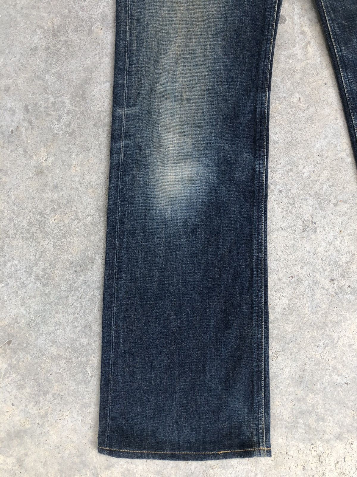 If Six Was Nine Japanese Lee Flared Jeans Distressed Jeans Size US 31 - 6 Thumbnail