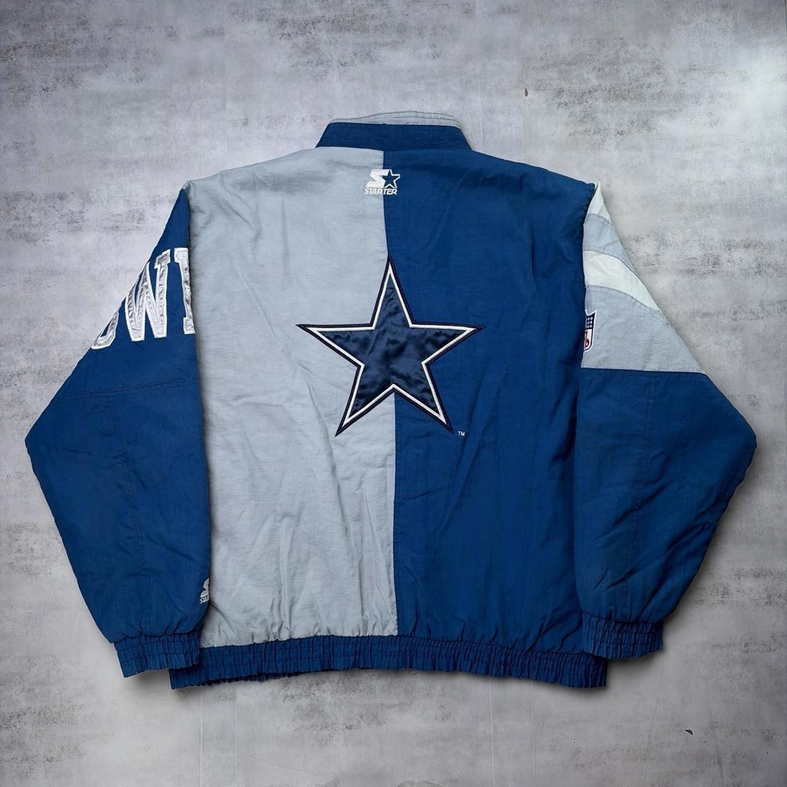 Starter Vintage 90s Starter Dallas Cowboys NFL Logo Puffer Jacket Size US L / EU 52-54 / 3 - 2 Thumbnail