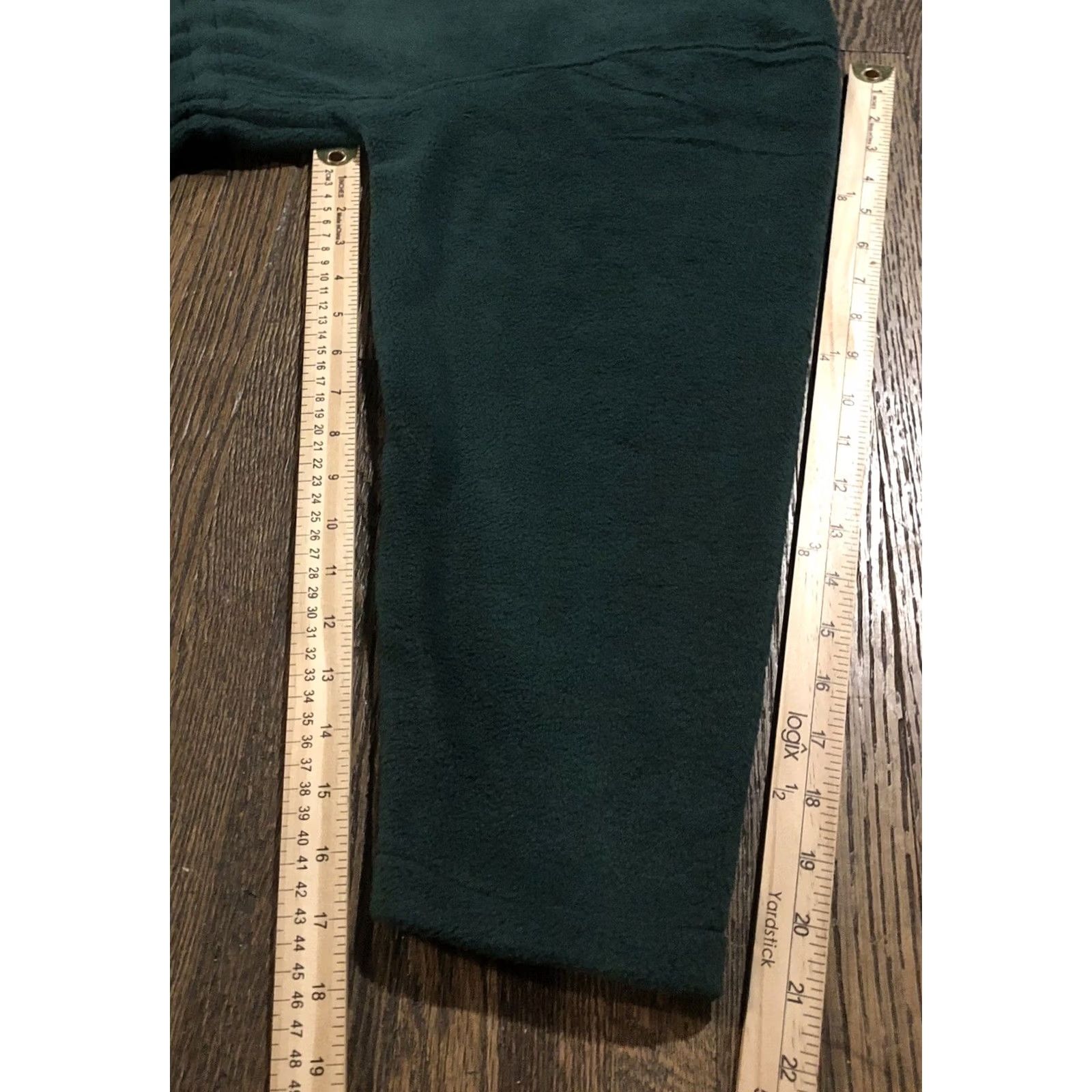 Vintage VINTAGE Mazmania Women's XS Solid Green Soft Fleece Hooded Zip Jacket USA 90s Size XS / US 0-2 / IT 36-38 - 5 Thumbnail