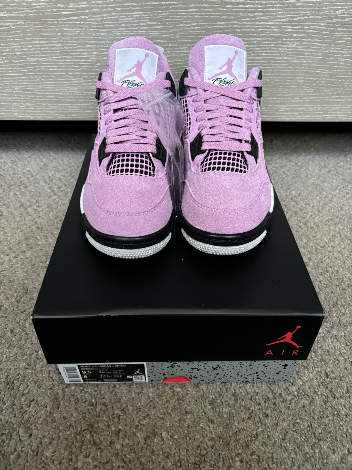 Jordan Brand Brand New Jordan 4 Orchid (Size Women’s 9.5) – Unworn Size US 9.5 / IT 39.5 - 1 Thumbnail
