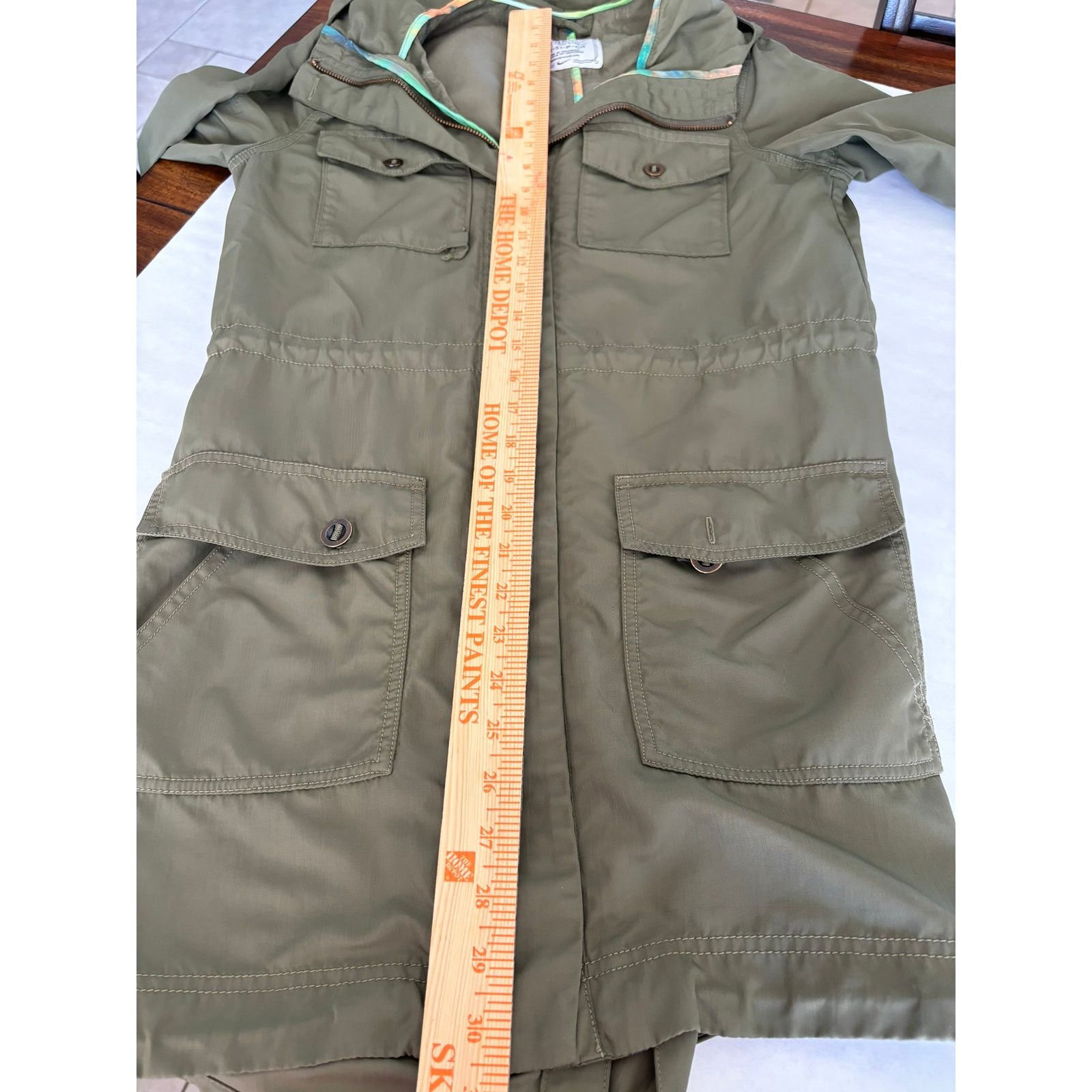 Nike Women’s Nike Size Small Green Hooded Jacket FLAW Size S / US 4 / IT 40 - 6 Thumbnail