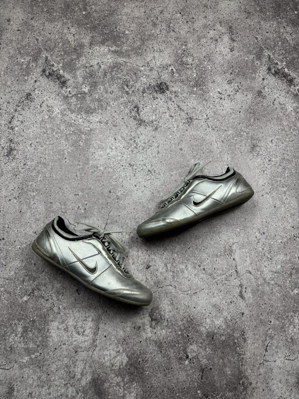 Vintage 00’S Nike Y2K Silver Japanese Ballet Flats Rare