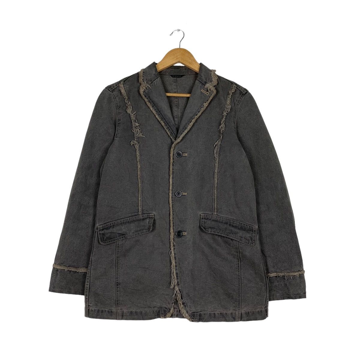 Monsieur Lacenaire MONSIEUR NICOLE Deconstructed Jacket Casual Jacket #1019-C46 Size US S / EU 44-46 / 1 - 1 Thumbnail