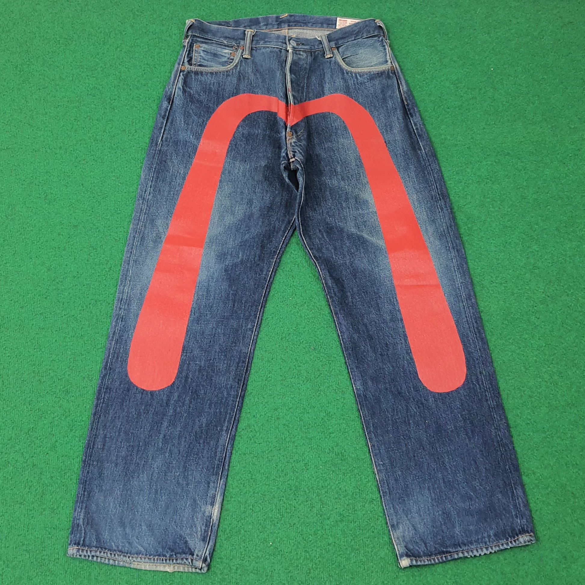 Evisu Vintage Evisu Japan Selvedge Custom Daicock Jeans C228N18 Size US 33 - 1 Thumbnail