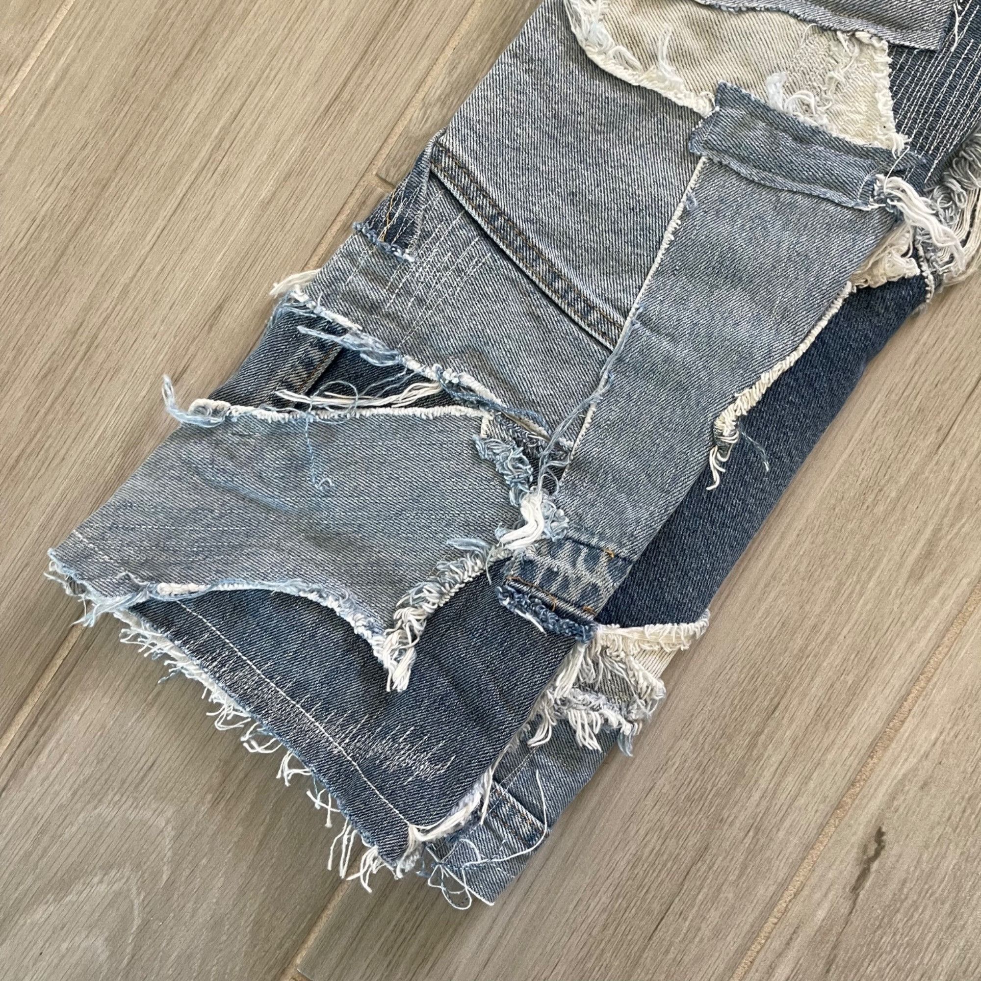 Gallery Dept. NEW GALLERY DEPT. LOGAN RECYCLED DENIM JEANS SZ 32 32x32 Size US 32 / EU 48 - 15 Thumbnail