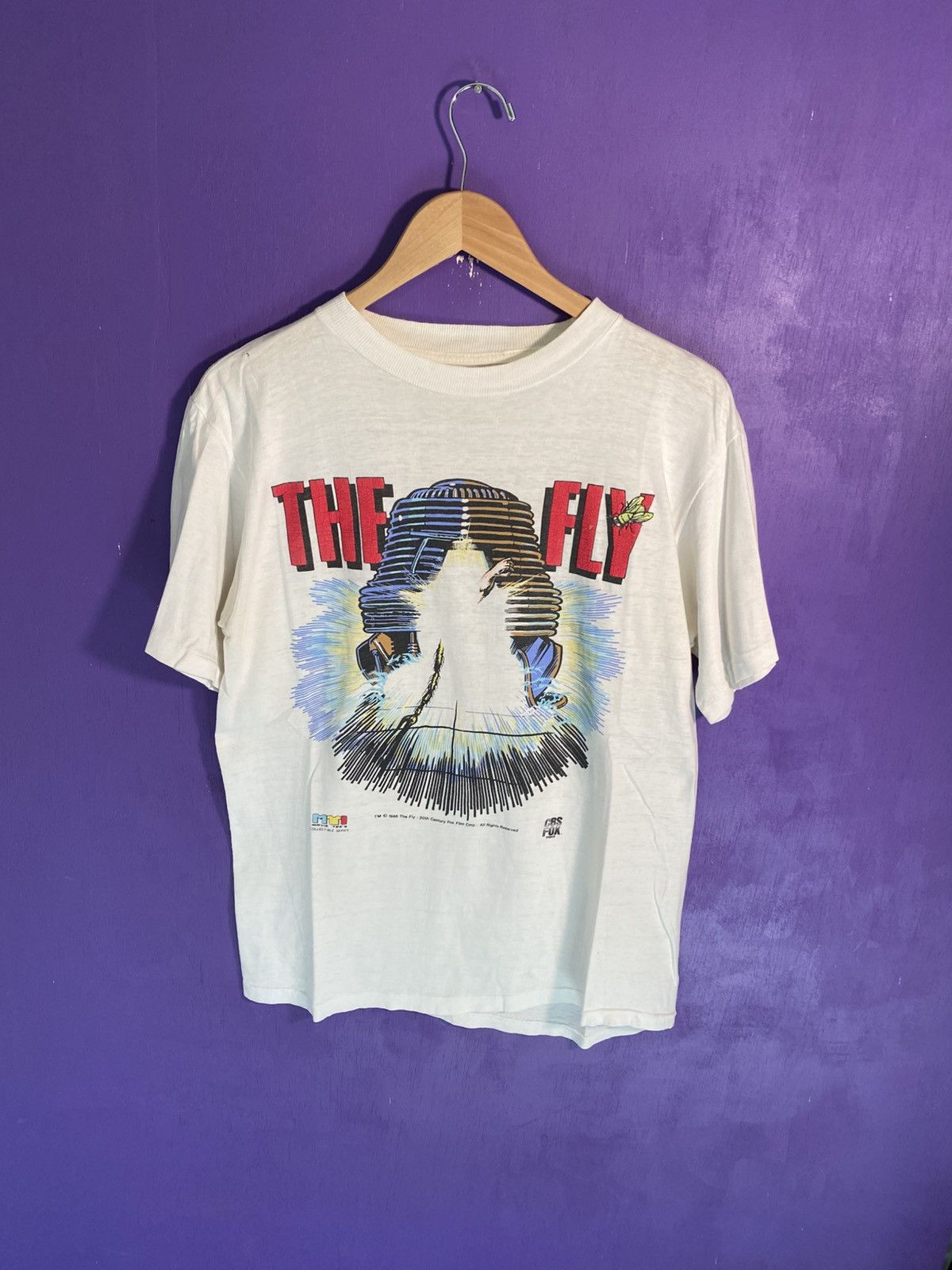 Other Vintage 1986 CBS FOX The Fly movie promo t-shirt Size US M / EU 48-50 / 2 - 1 Thumbnail