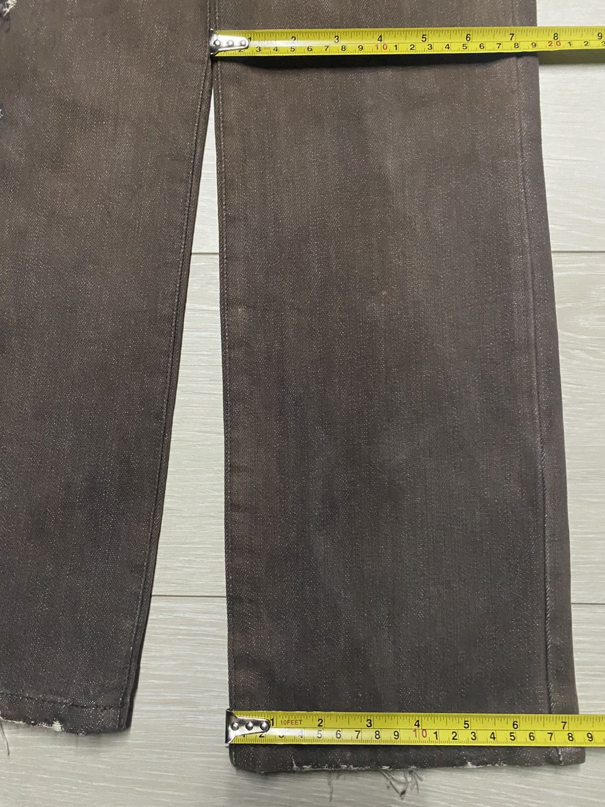 Japanese Brand Vintage Japanese Brand Distressed SLim Fit Streetwear Jeans Size US 29 - 15 Thumbnail
