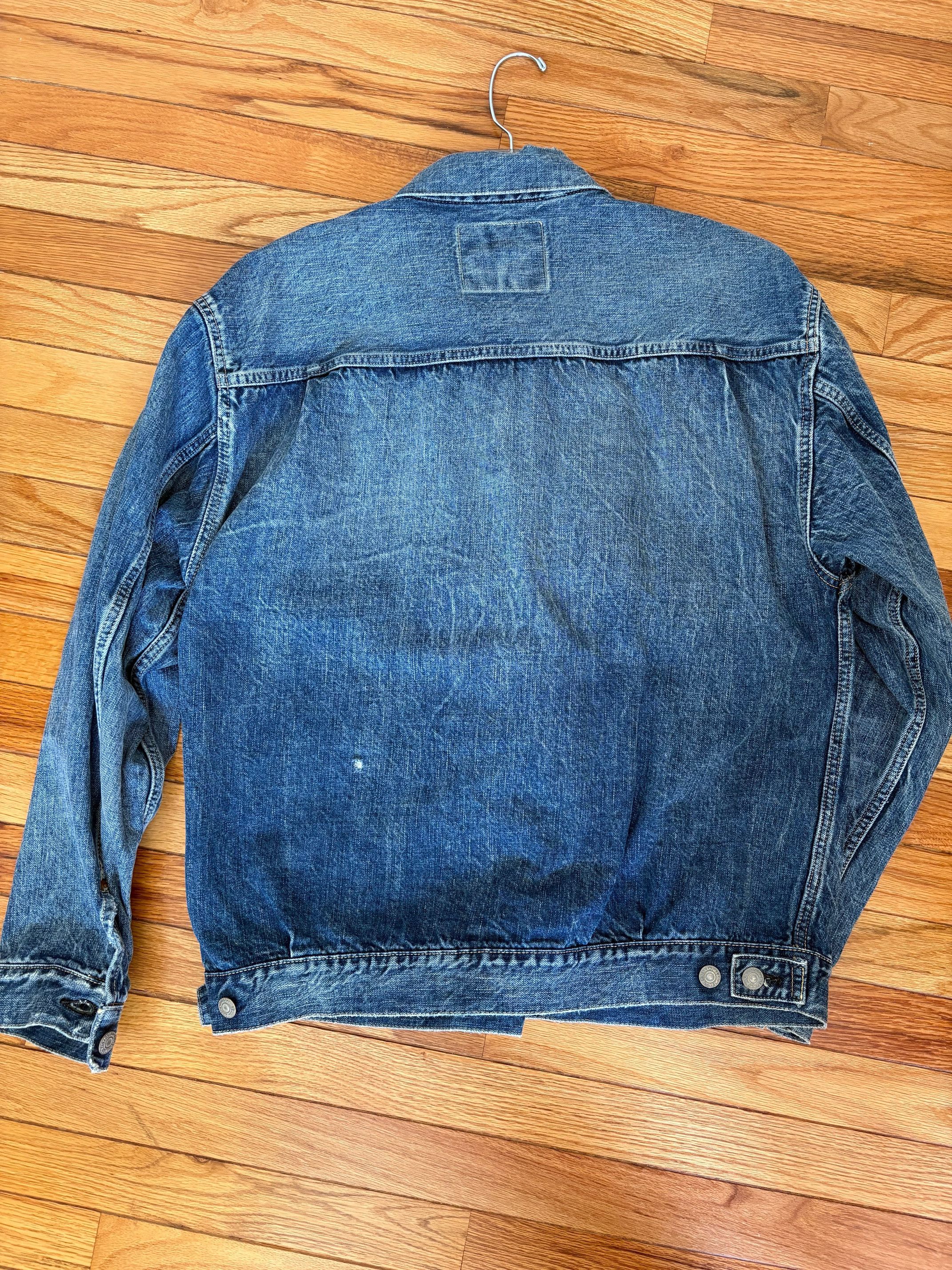 Full Count & Co. 2978-2102 13.7oz Dartford Type II Denim Jacket Size 46 Japan Size US XL / EU 56 / 4 - 2 Thumbnail