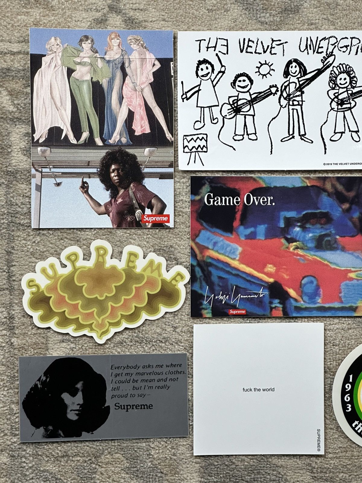 Supreme 10x Supreme Stickers Lot Size ONE SIZE - 2 Thumbnail