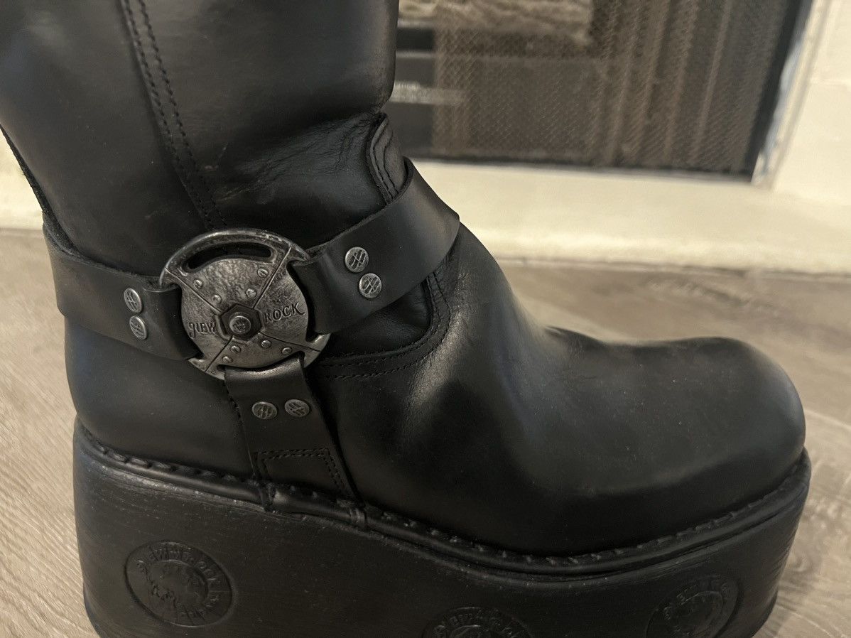 New Rock New Rock newrock Leather Biker Boots EU44 Size US 11 / EU 44 - 4 Thumbnail