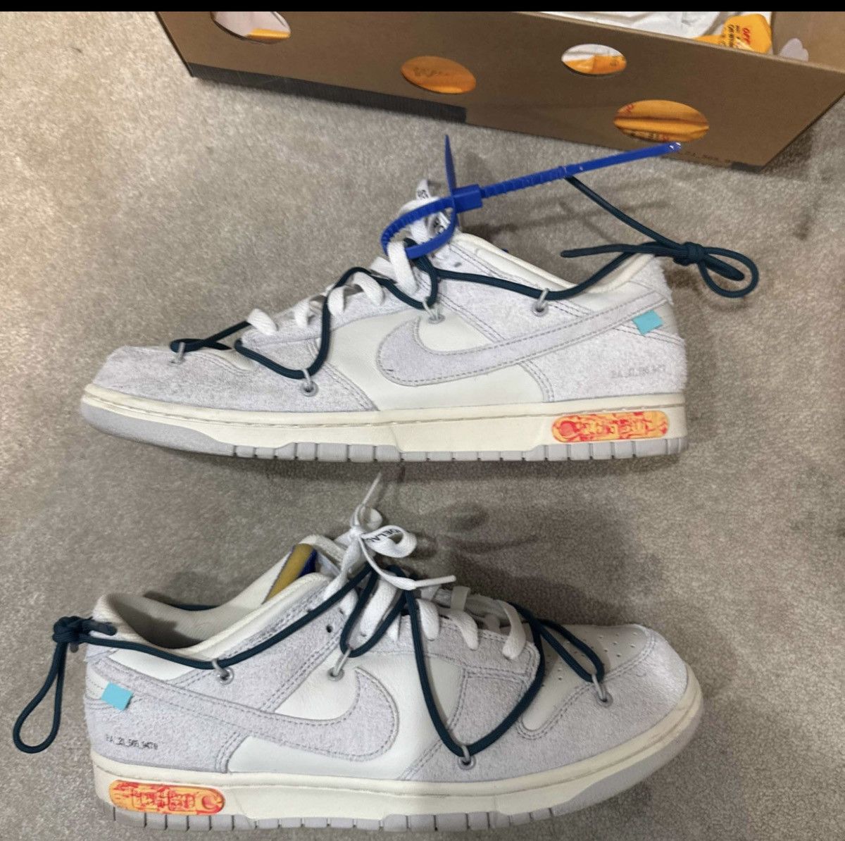 Nike × Off-White nike dunk low off white lot 16/50 Size US 11.5 / EU 44-45 - 1 Thumbnail