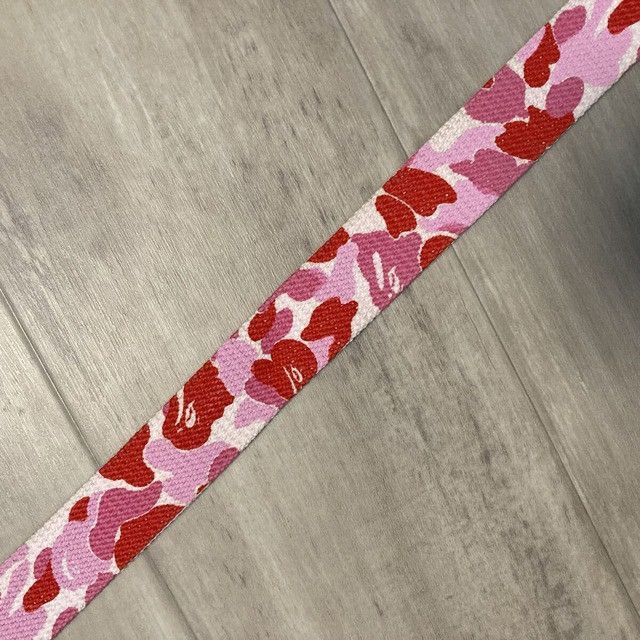 Bape BAPE STA LOGO GI Belt ABC CAMO Pink a bathing ape star Size ONE SIZE - 5 Thumbnail