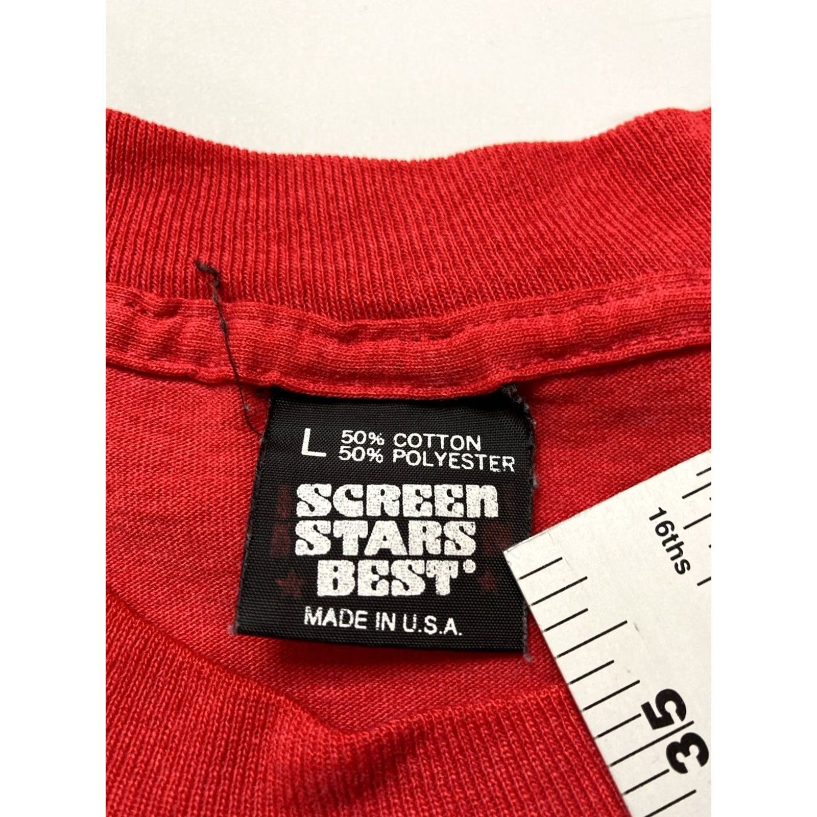 Vintage VINTAGE Memphis Jewish Home 1992 T-shirt Men Large Red 90s USA Single Stitch Size US L / EU 52-54 / 3 - 7 Thumbnail