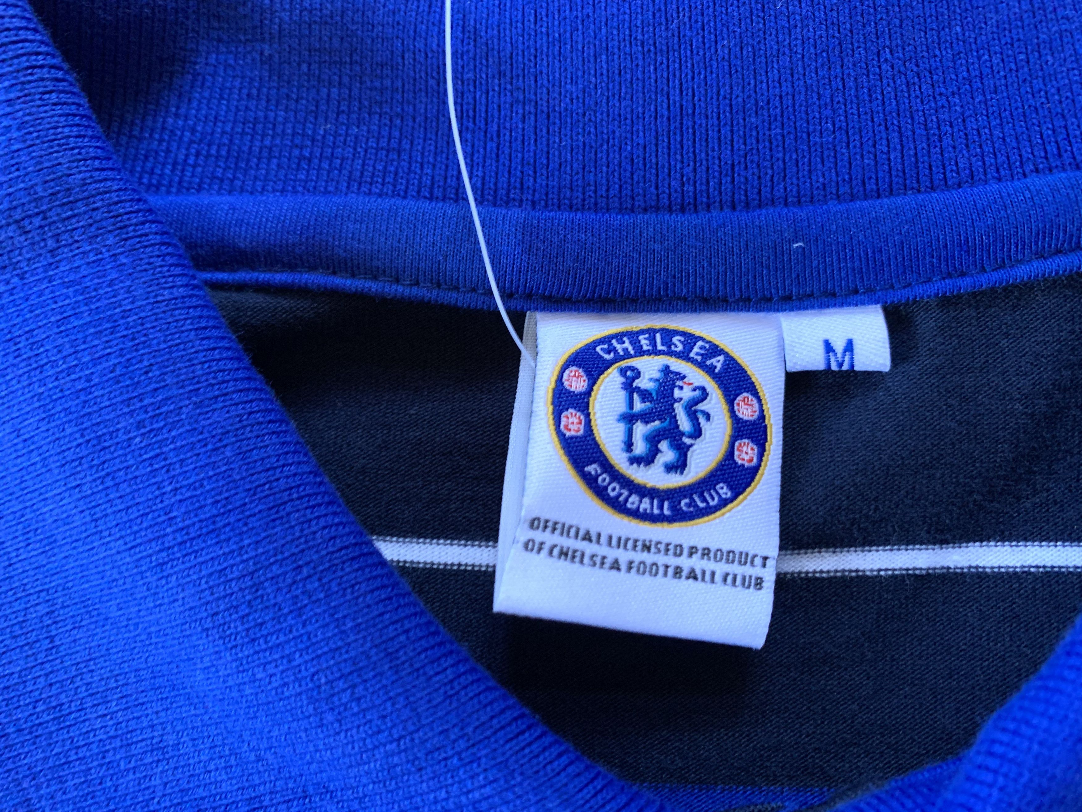 Chelsea Soccer × Vintage Chelsea FC Cotton Stripe Polo Size US M / EU 48-50 / 2 - 6 Thumbnail
