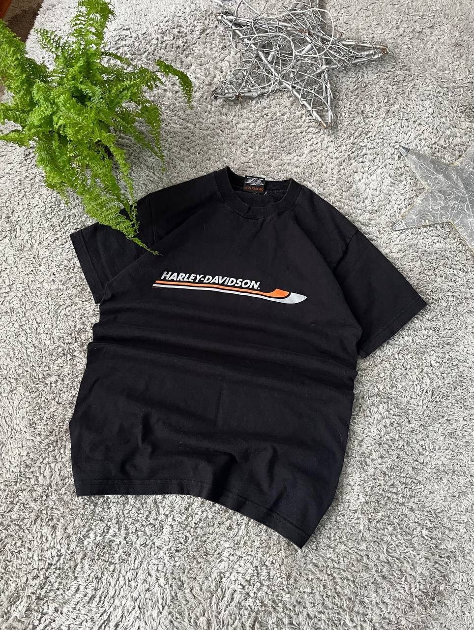 Harley Davidson × Vintage 90s Harley-Davidson T-Shirt Streetwear Vintage Big Logo Rare Size US S / EU 44-46 / 1 - 4 Thumbnail