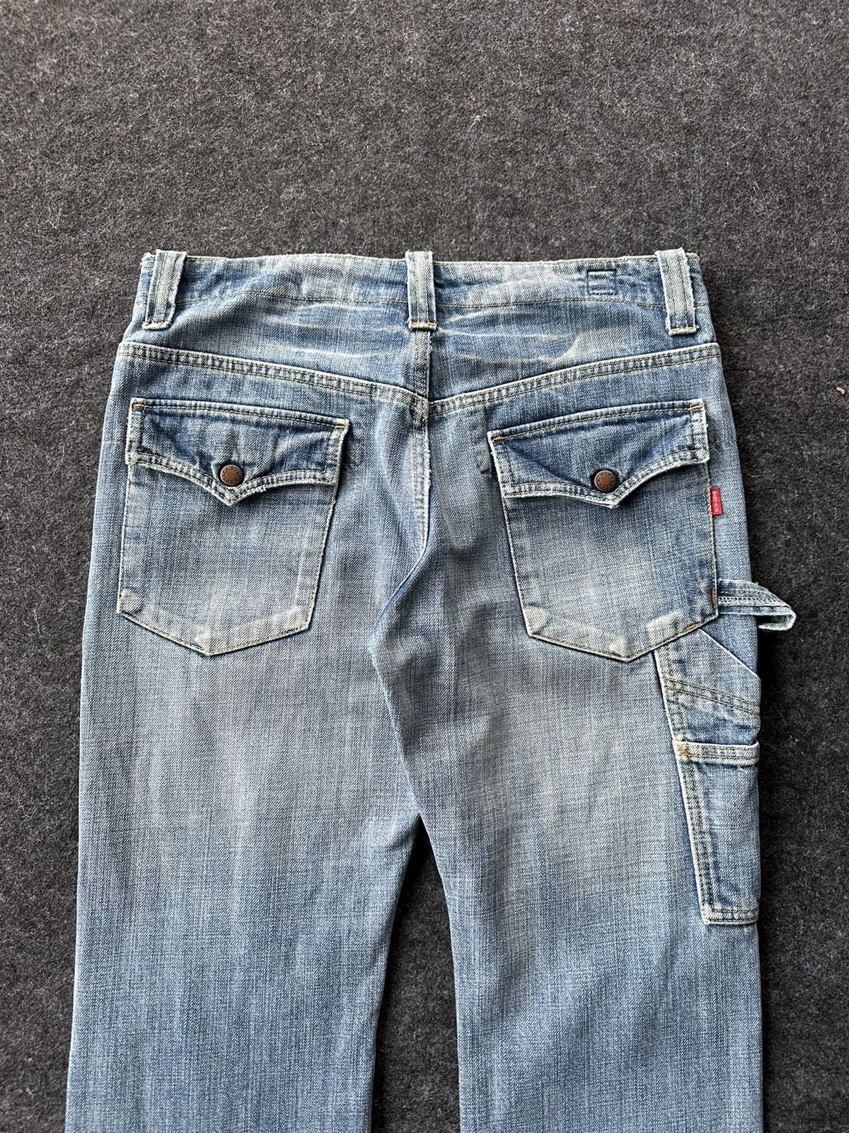 Beauty Beast × If Six Was Nine × Vintage Vintage Bartack Bushpant Faded Washed Denim D442 Size US 30 / EU 46 - 5 Thumbnail