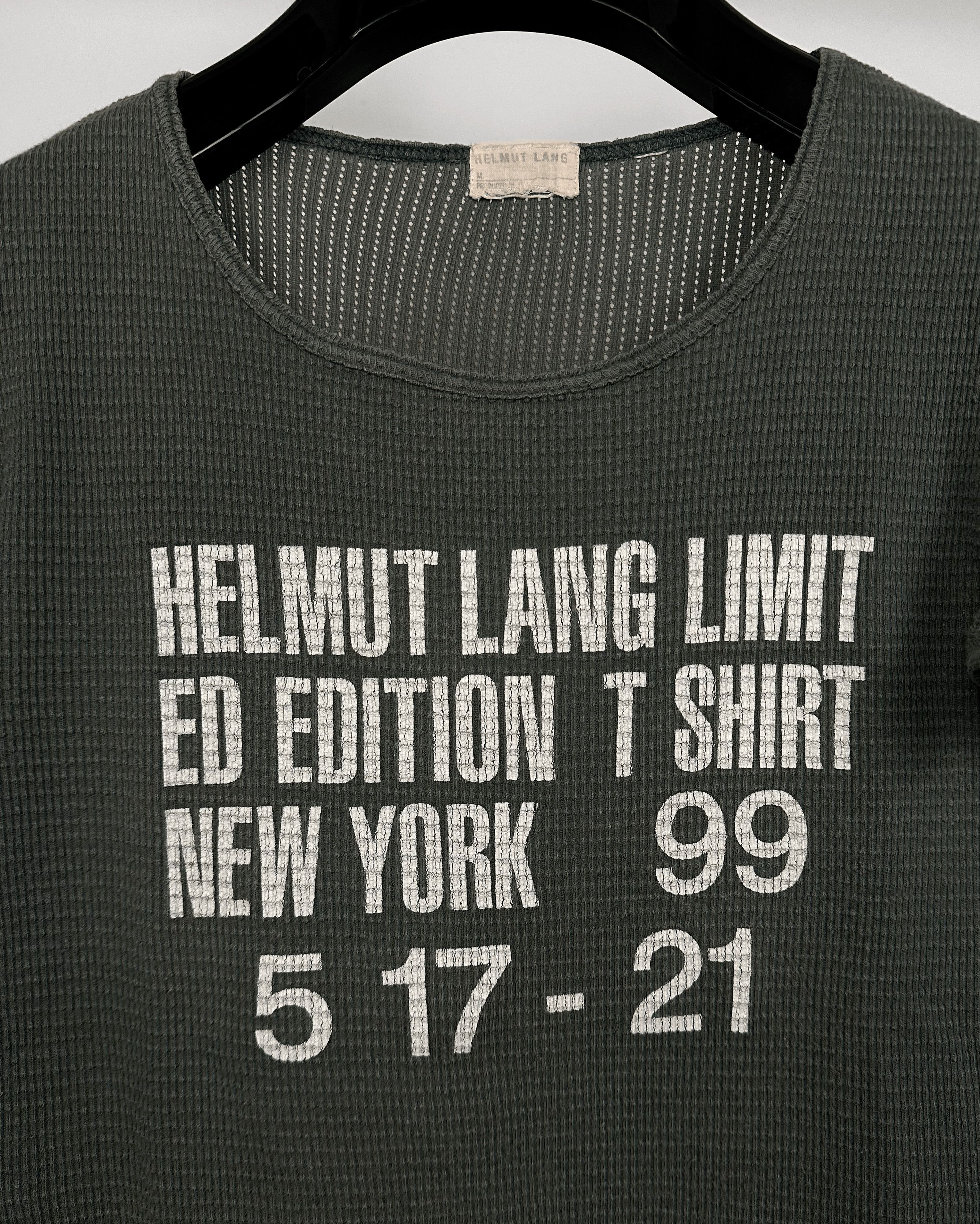 Helmut Lang Helmut Lang 1999 Limited Edition T-shirt Size US S / EU 44-46 / 1 - 3 Thumbnail