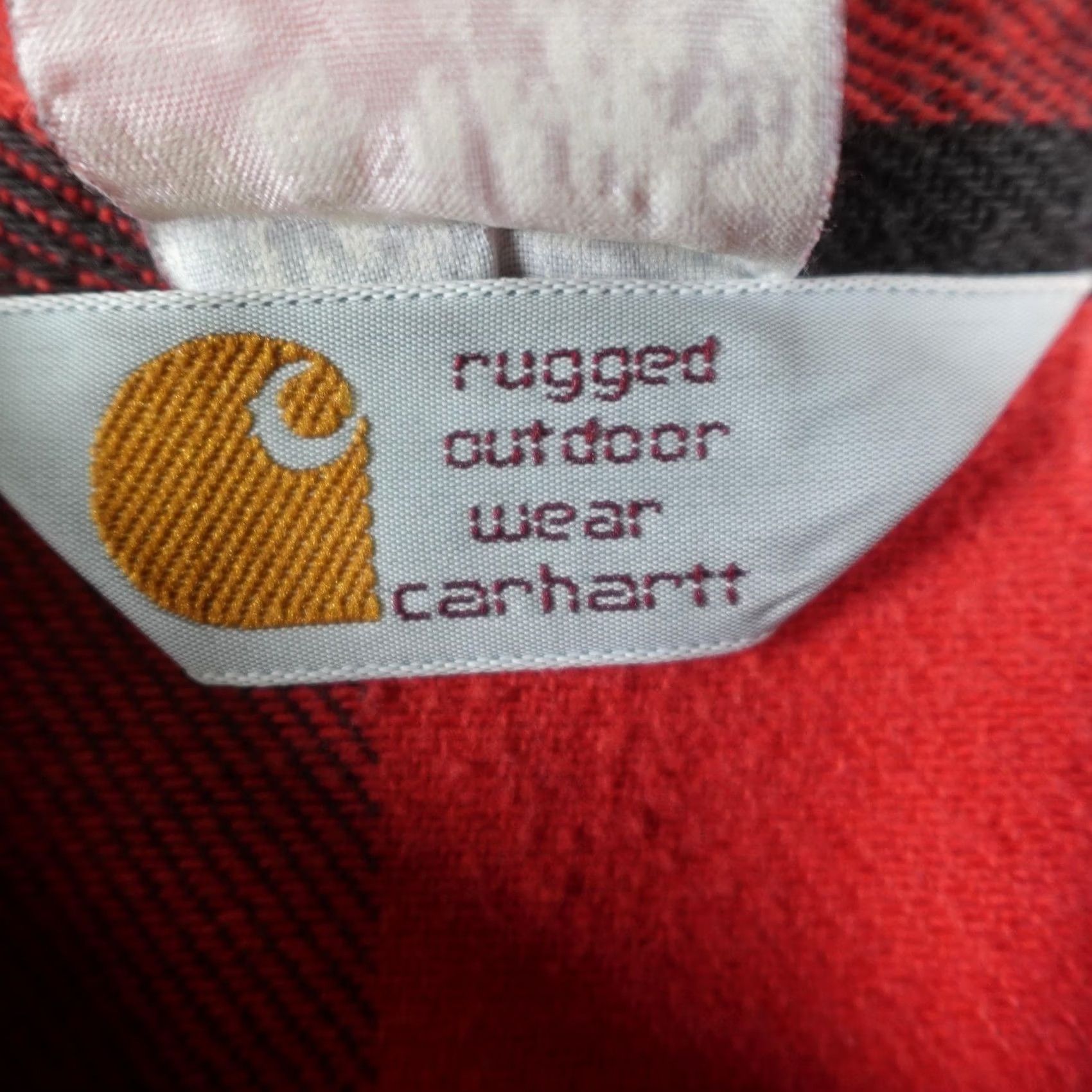 Carhartt VINTAGE Carhartt Flannel Shirt Mens XL Red Plaid Rugged Outdoor Wear USA Thick Size US XL / EU 56 / 4 - 7 Thumbnail