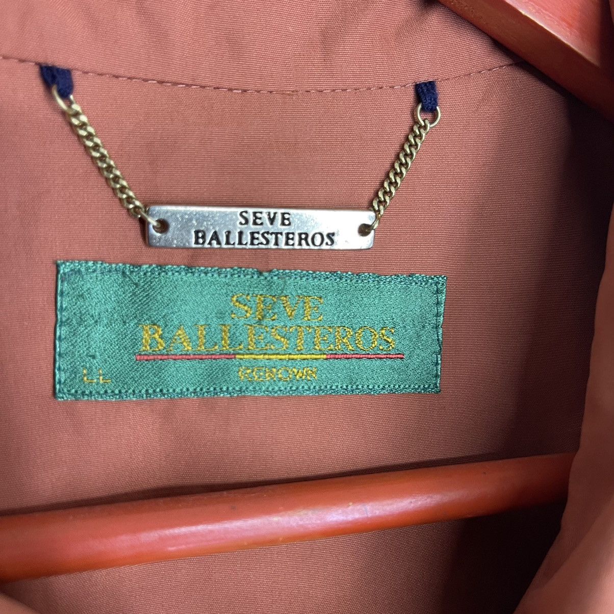 RENOWN × Vintage Vtg Seve Ballesteros Marine Shore Jacket Orange Size L Size US L / EU 52-54 / 3 - 7 Thumbnail