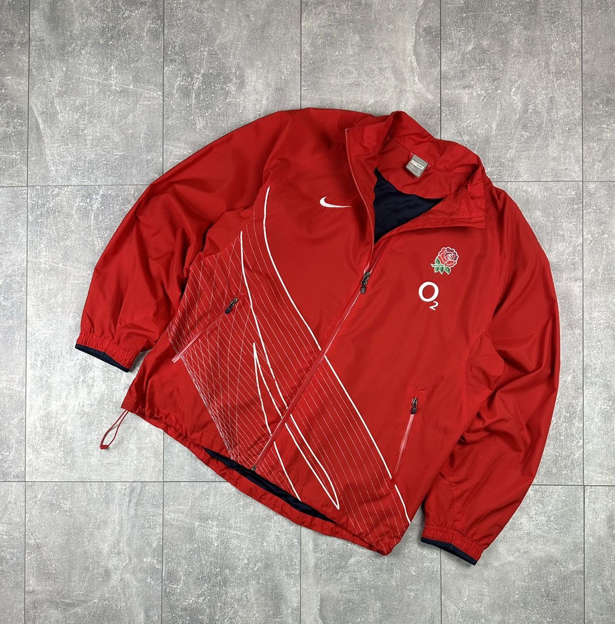 Nike Nike England National Team Rugby Vintage Jacket Size US XXL / EU 58 / 5 - 2 Thumbnail
