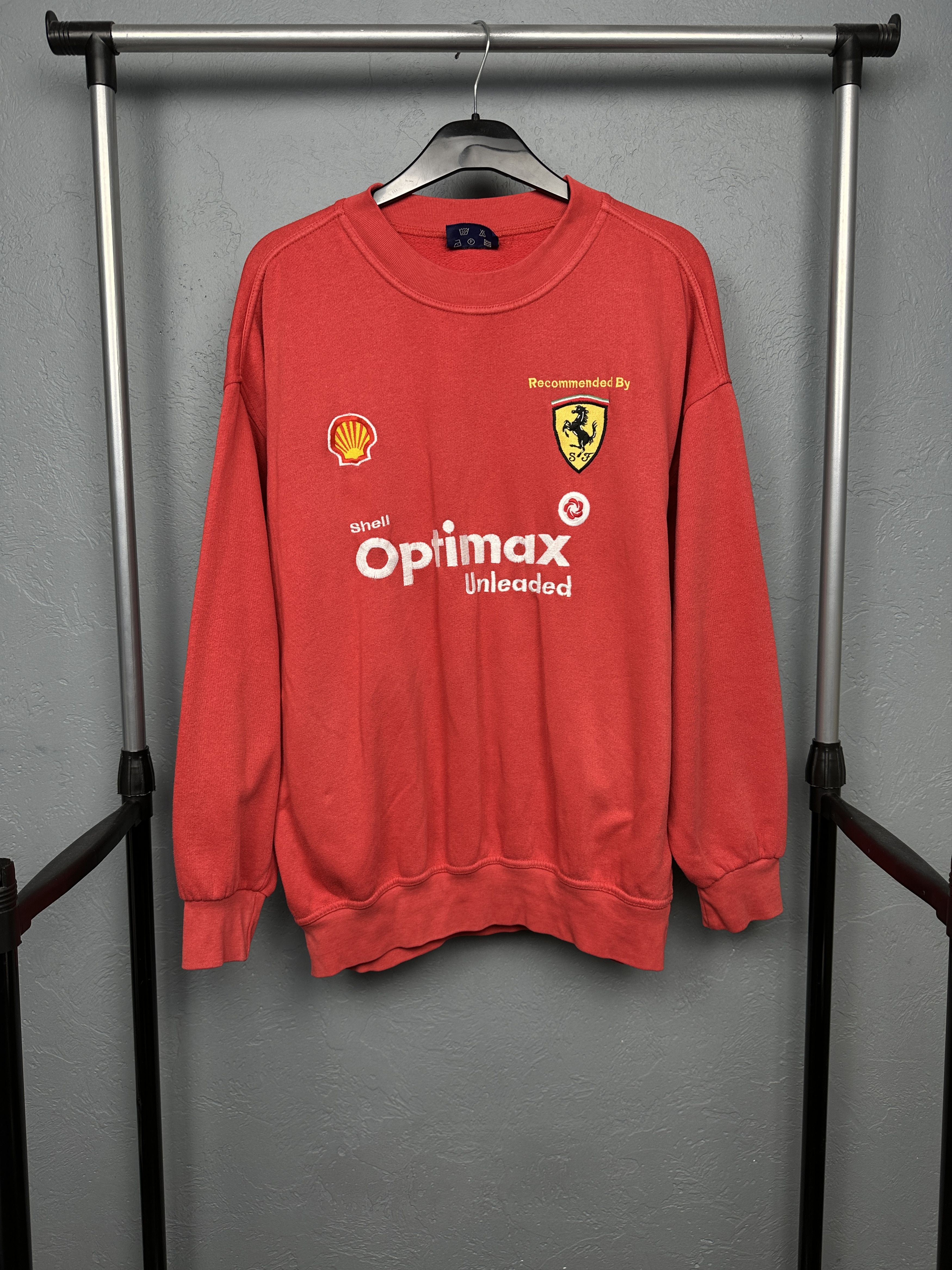 Ferrari Ferrari Shell 90s Vintage Mens Sweatshirt Size US L / EU 52-54 / 3 - 1 Thumbnail