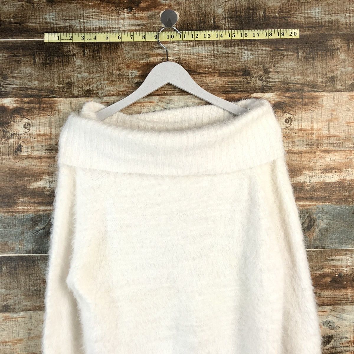 Homespun Knitwear DLL Khalita Turtle Neck Mohair fur shaggy Knitwear #C232 Size M / US 6-8 / IT 42-44 - 2 Thumbnail