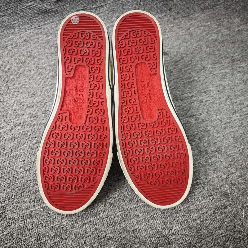 Gucci Gucci Tennis 1977 Canvas High-Top Sneakers - Size US 9.5 / EU 42-43 - 4 Thumbnail