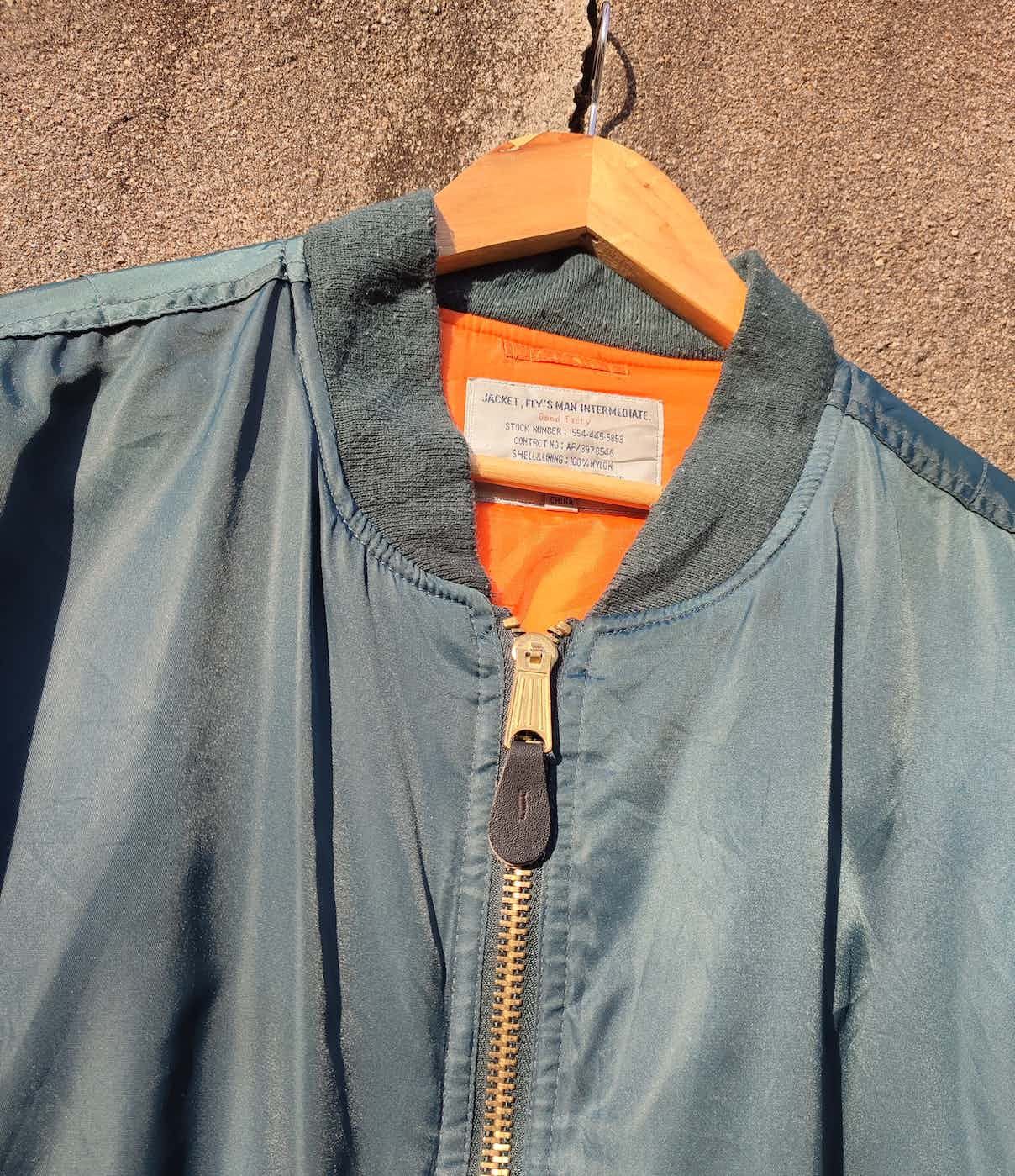 Other Vintage MA-1 Bomber Jacket – Good Tasty Authentic Wear Size US XL / EU 56 / 4 - 2 Thumbnail
