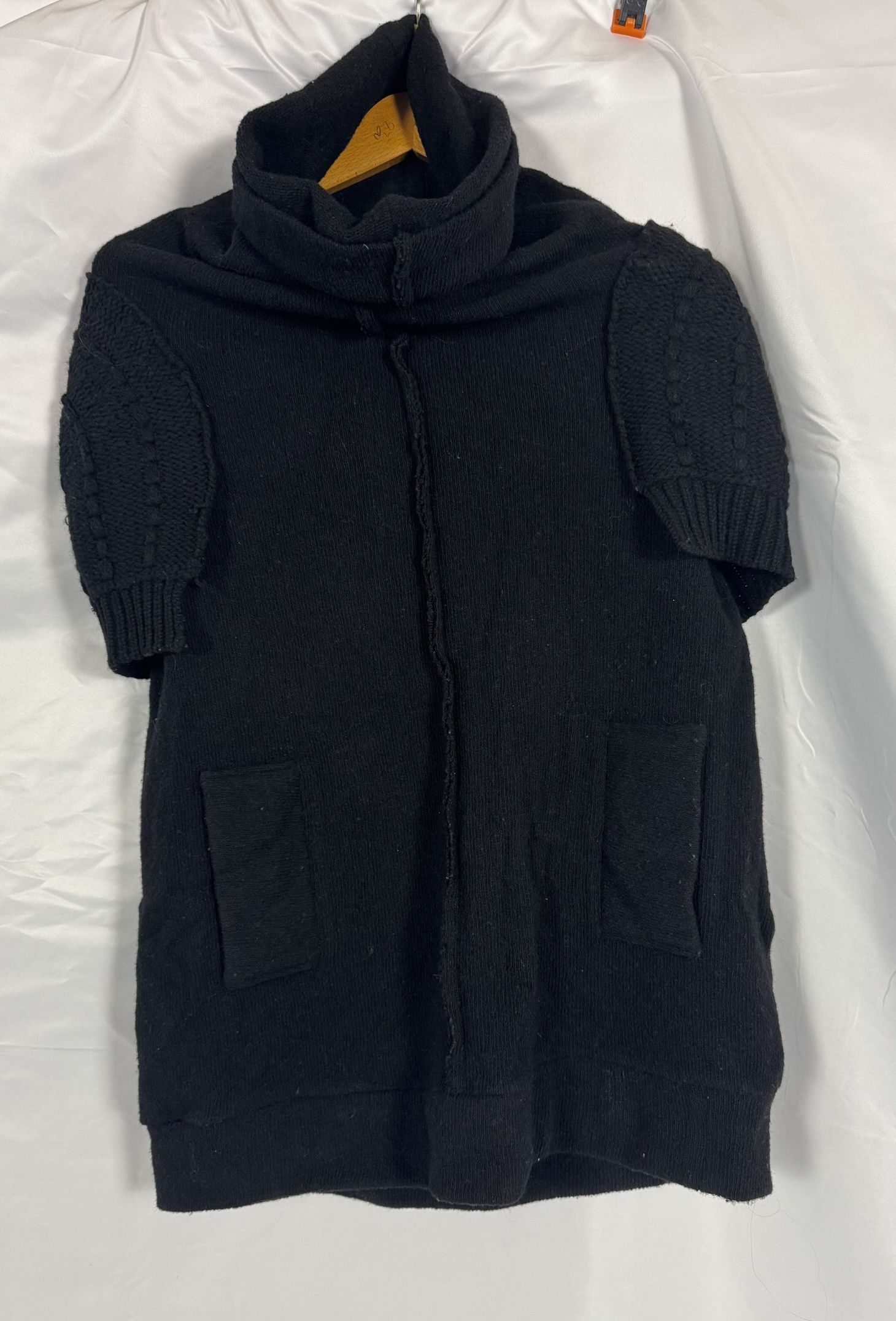 Yohji Yamamoto Vintage Y's Yohji Yamamoto Black Wool Knit Turtleneck Size M / US 6-8 / IT 42-44 - 1 Thumbnail