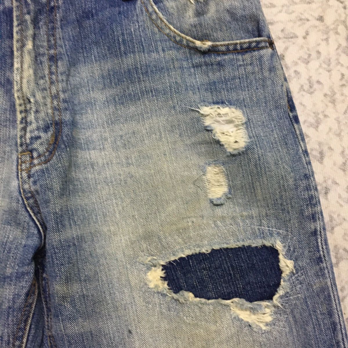 Japanese Brand Dirty & Distress Japanese Brand Punk Rock Denim Size US 31 - 5 Thumbnail
