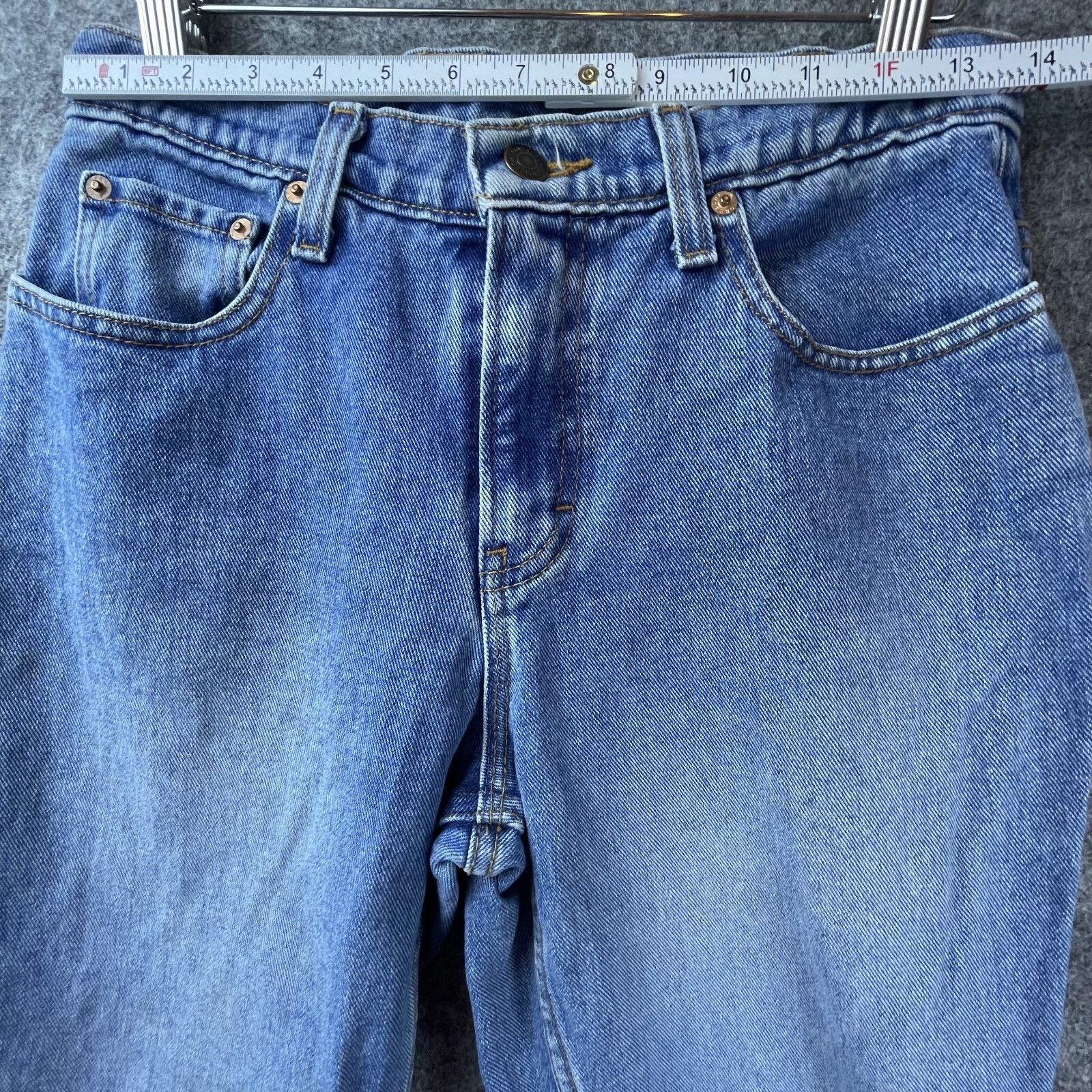 Jordache Vintage Jordache Ankle Jeans Womens 10 Blue Cotton Boot Cut Size 32" / US 10 / IT 46 - 5 Thumbnail
