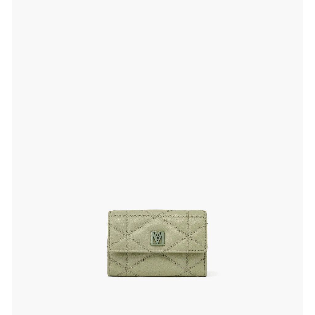 MCM o1mt1gz1224 Size: OS / Card Case in Moss Green Size ONE SIZE - 1 Thumbnail