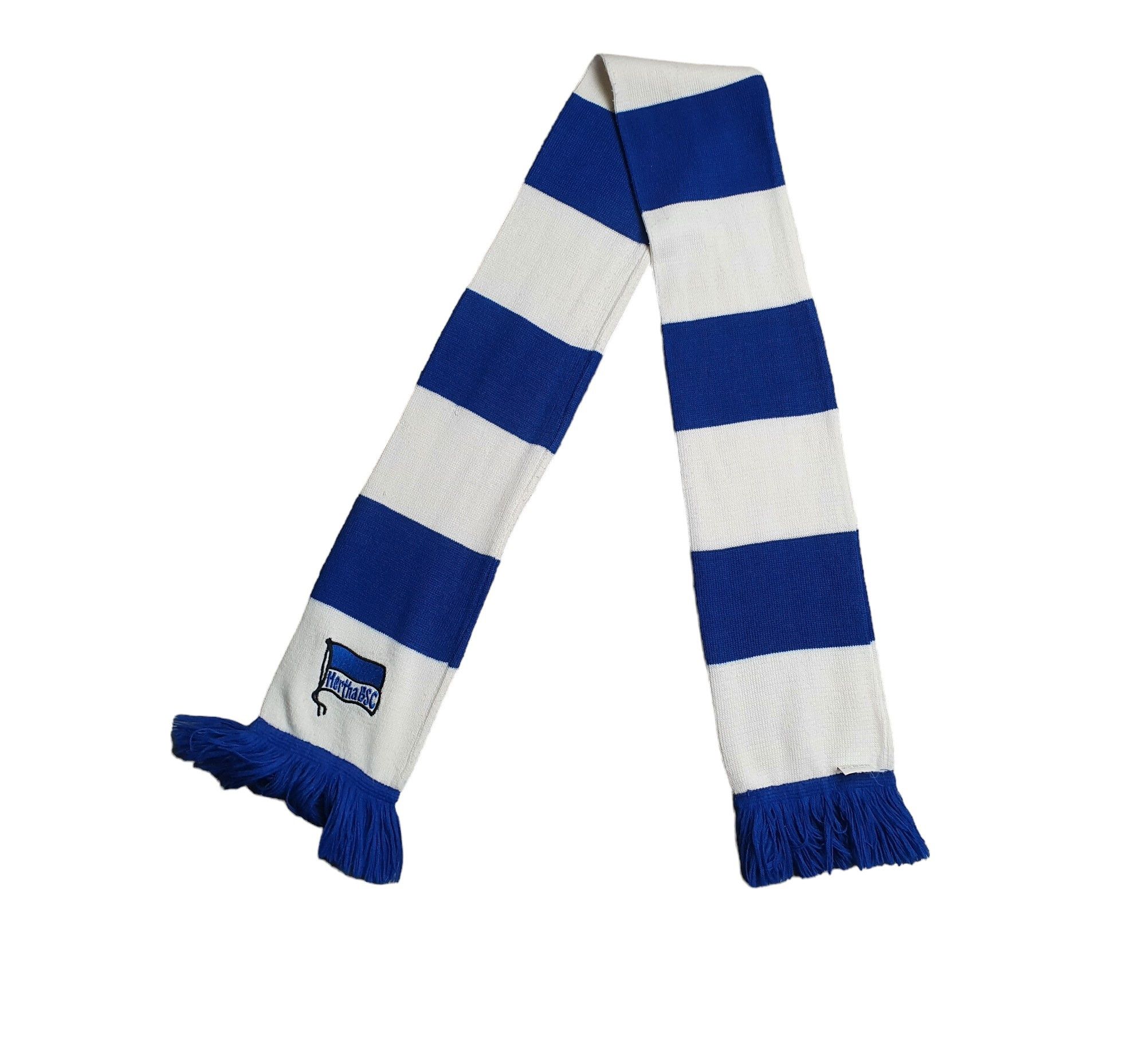 Vintage Scarf BSC Hertha Berlin Germany Football Soccer Size ONE SIZE - 2 Thumbnail