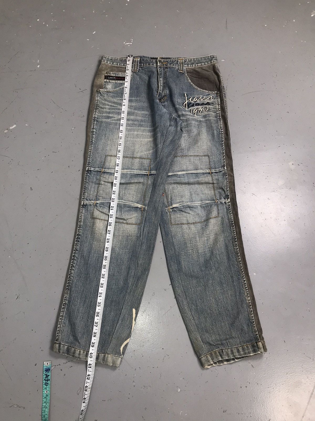 Fubu Rare vintage Fubu apparel company 1992 SpellOut denim Size US 34 / EU 50 - 5 Thumbnail