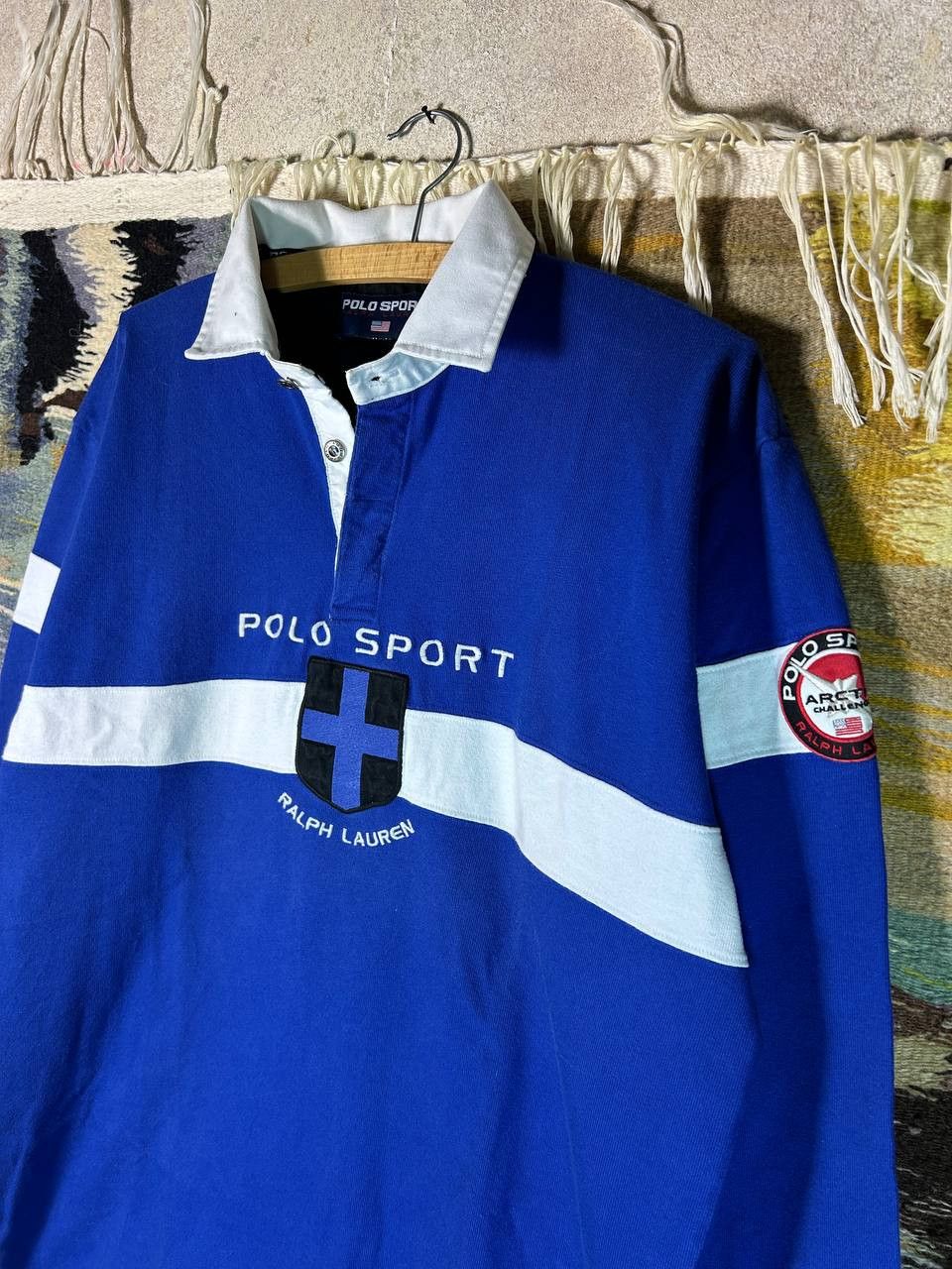 Polo Ralph Lauren Vintage Ralph Lauren Polo Sport Arctic Challenge Rugby Shirt Size US M / EU 48-50 / 2 - 3 Thumbnail