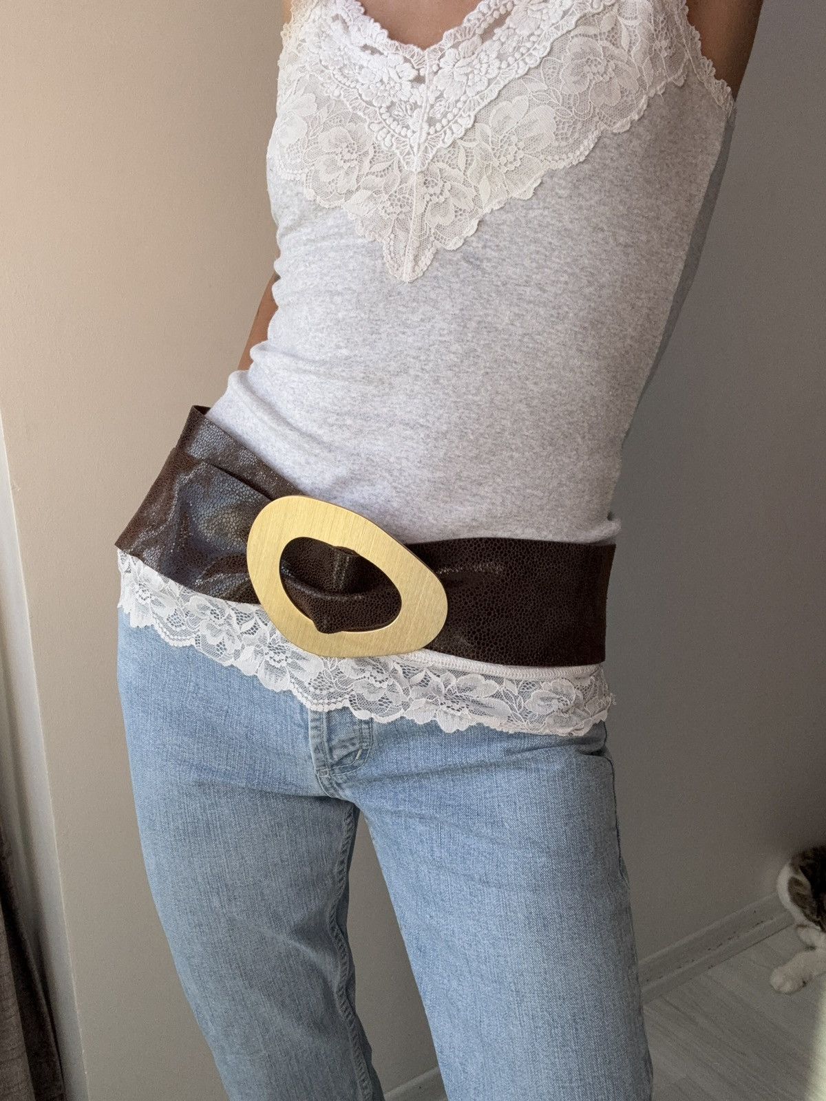 Vintage Italian belt Size ONE SIZE - 2 Thumbnail