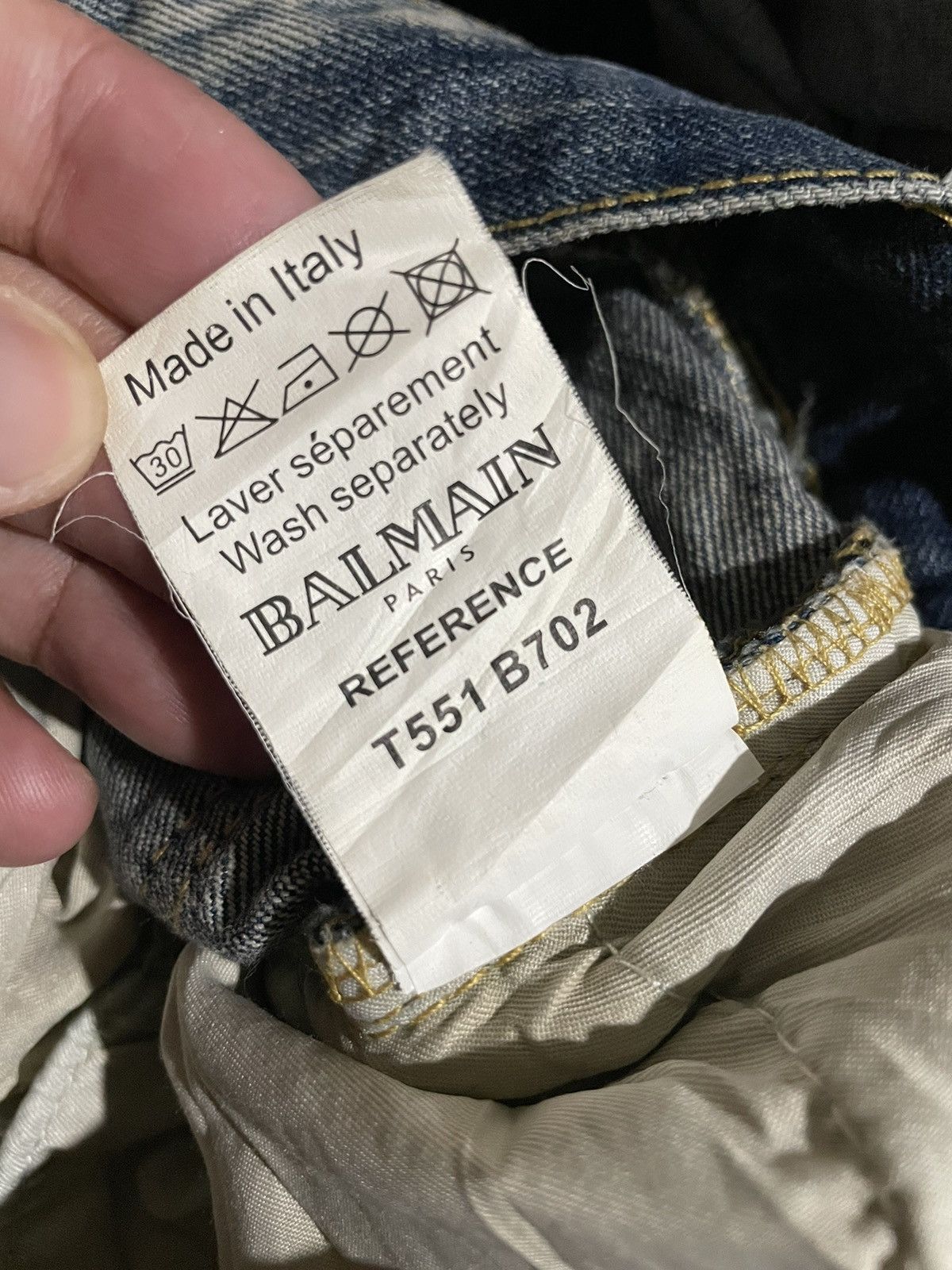 Other Balmain Jeans Size US 30 / EU 46 - 19 Thumbnail