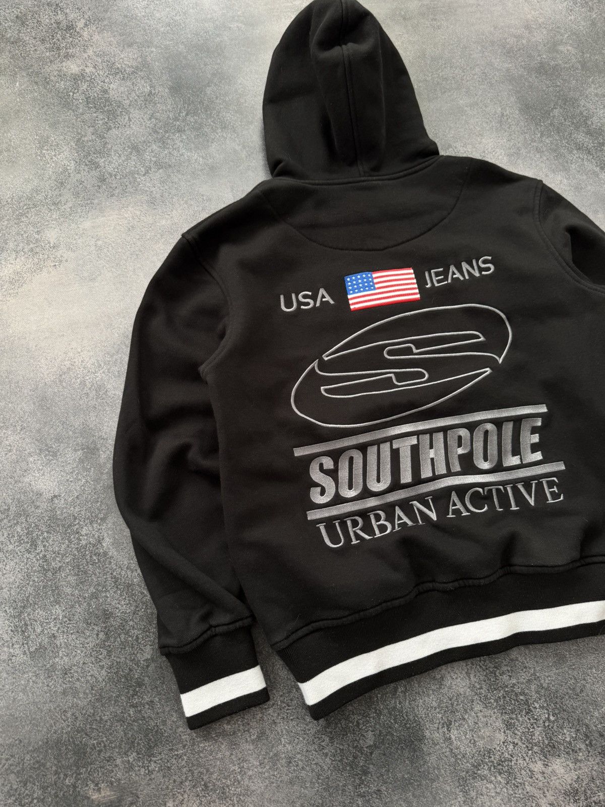 Southpole Southpole USA Embroidered Logo Hoodie Vintage Size US S / EU 44-46 / 1 - 2 Thumbnail