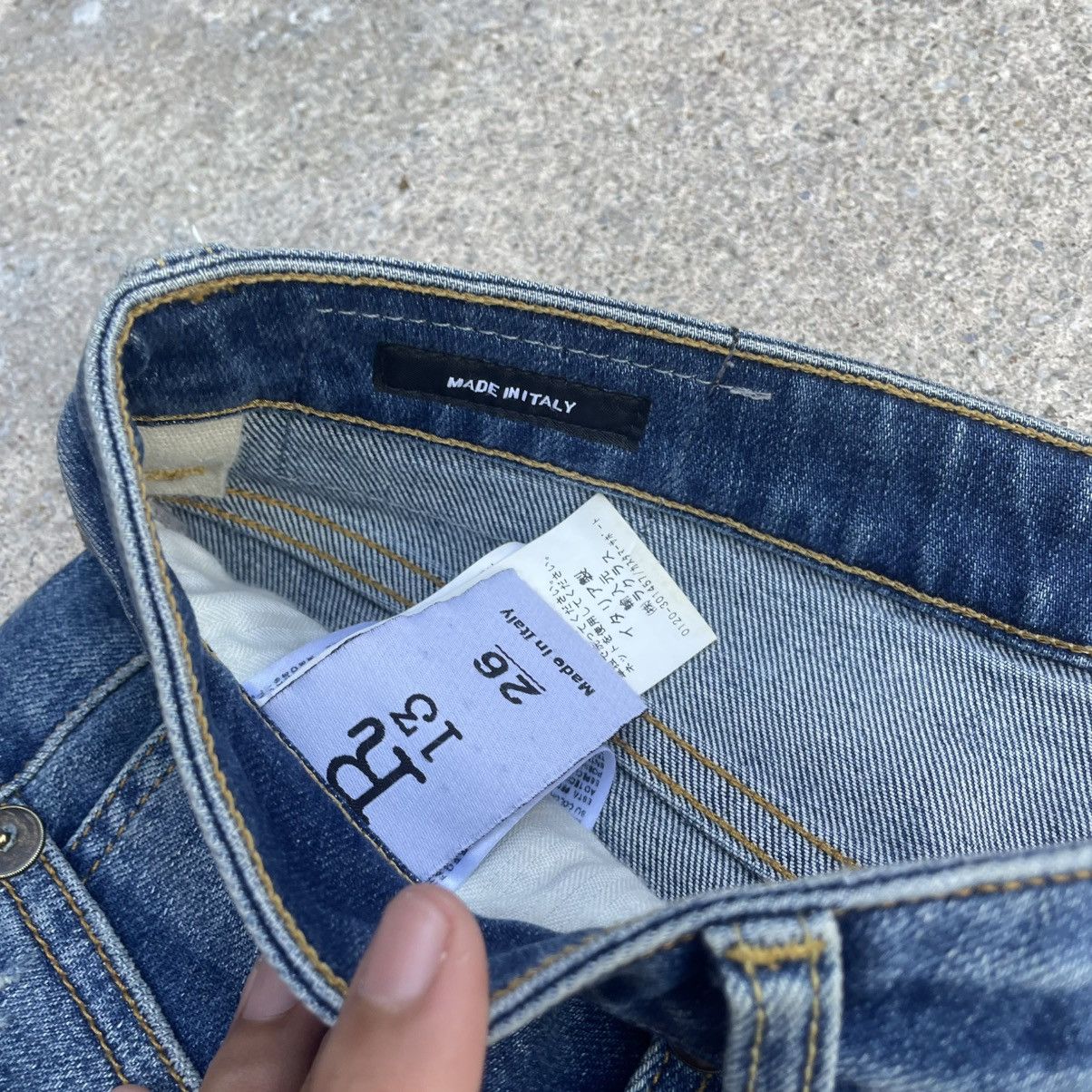 R13 Authentic R13 Boy Straight Size 26 Baylis W Rips Denim Jeans Size 26" / US 2 / IT 38 - 8 Thumbnail