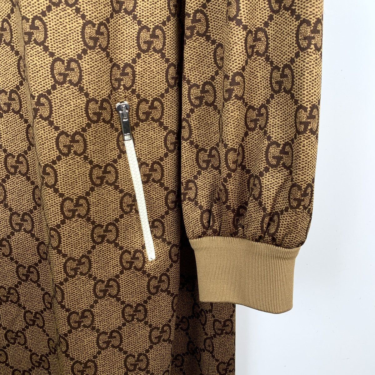 Gucci Gucci All-over Logo Printed Long Sleeve Knitted Dress K26WX Size XS / US 0-2 / IT 36-38 - 4 Thumbnail