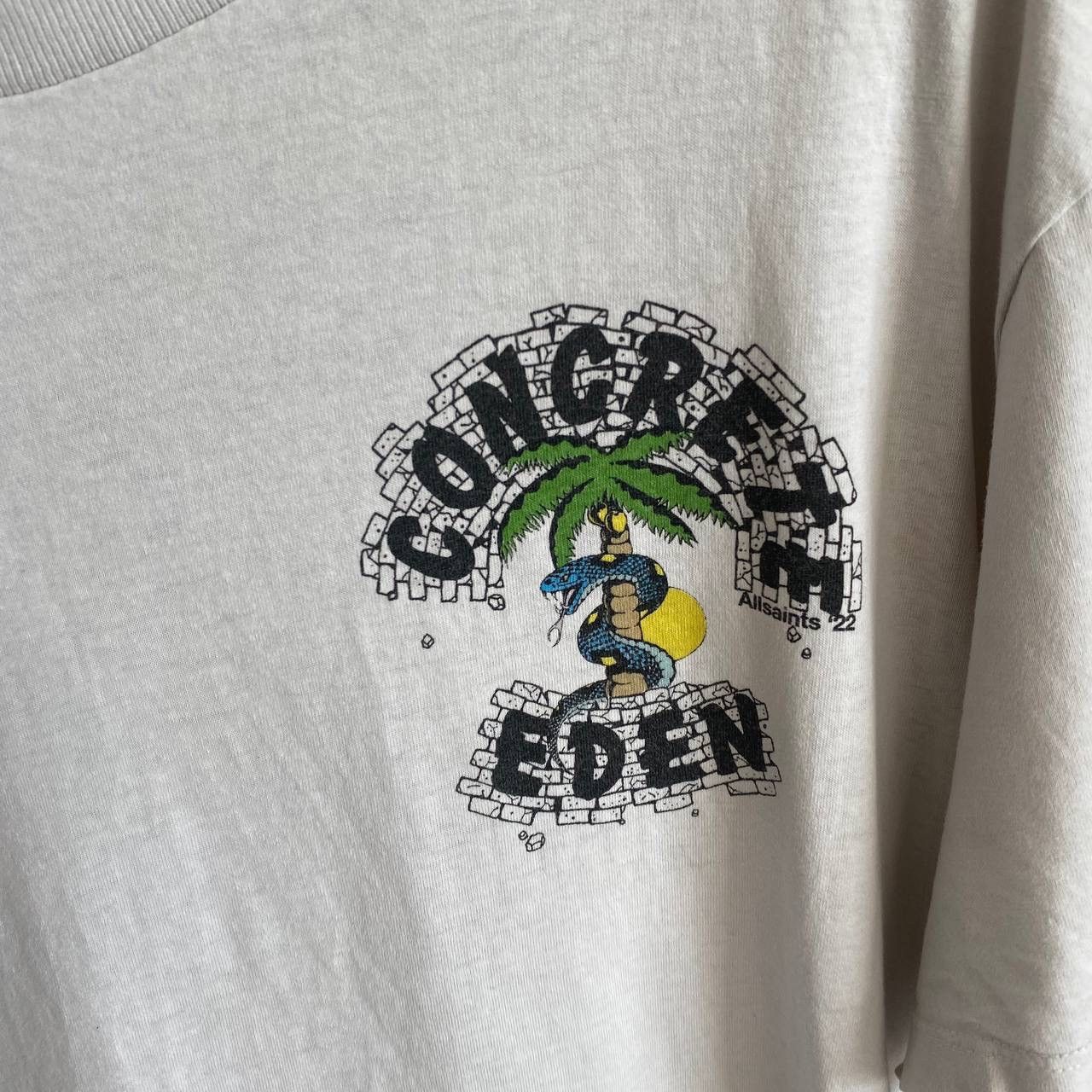 Allsaints × Japanese Brand Designer Allsaints Big Logo Graphic y2k streetwear tee Size US M / EU 48-50 / 2 - 5 Thumbnail
