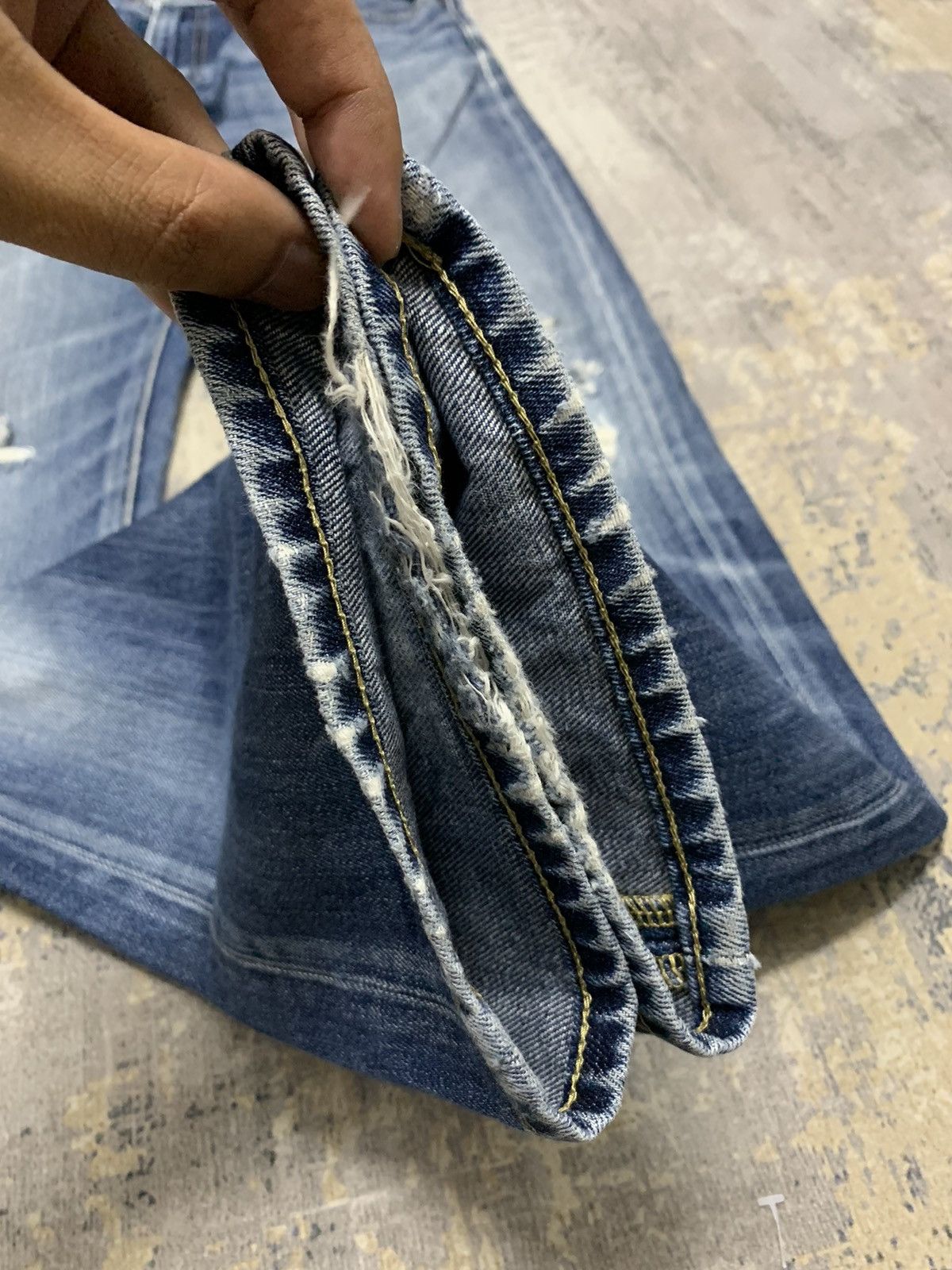 Hysteric Glamour Japanese Uniqlo Hysteric Glamour Distressed Style Jeans Size US 34 / EU 50 - 7 Thumbnail